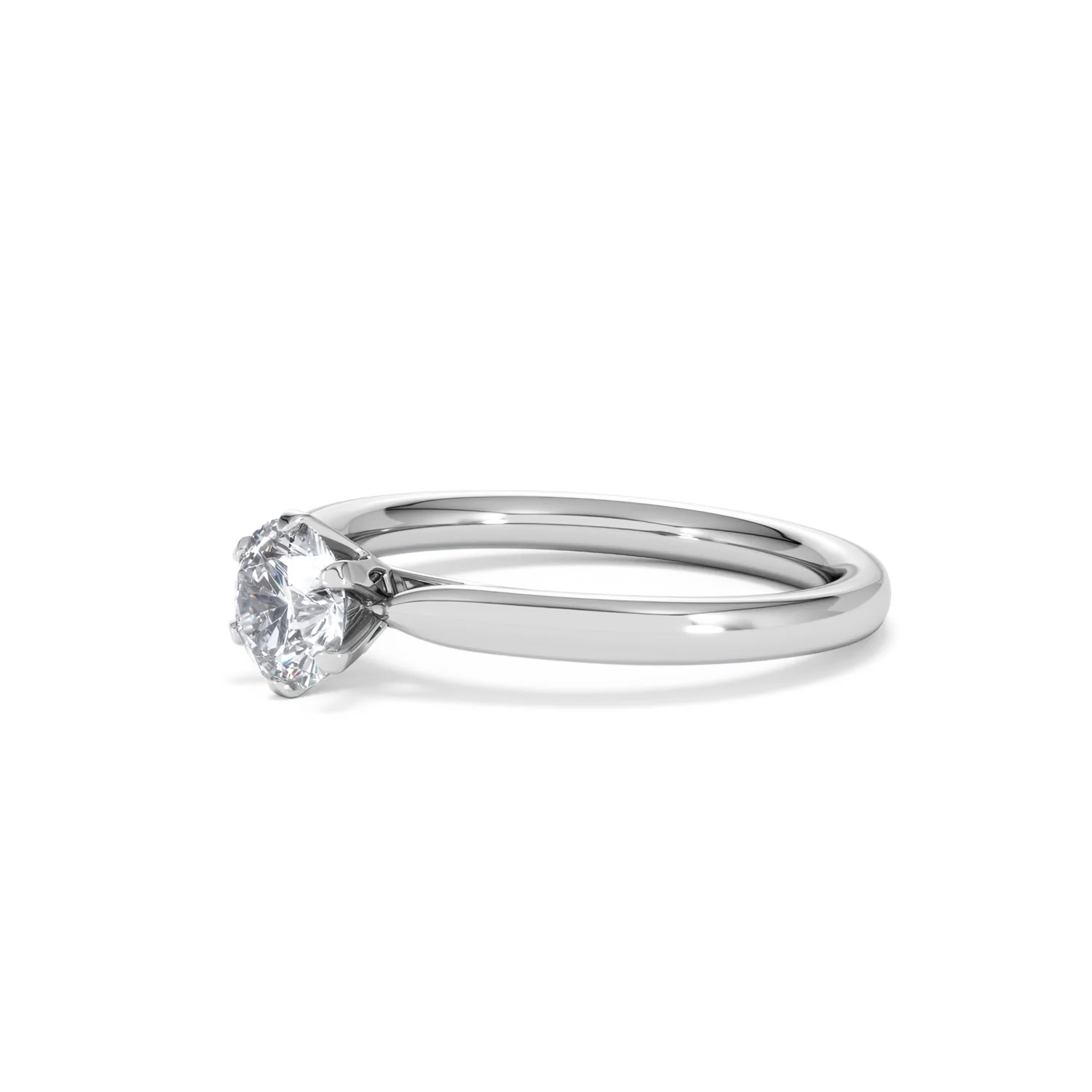 Certified 0.70CT Chloe Low Platinum Engagement Ring G/SI2 - Image 77