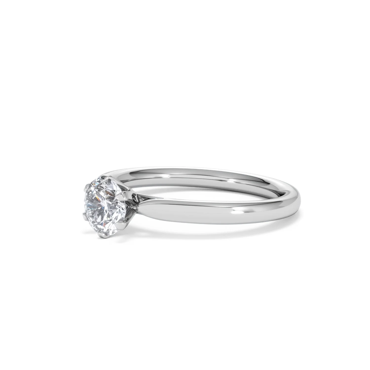 Certified 0.70CT Chloe Low Platinum Engagement Ring G/SI2 - Image 78