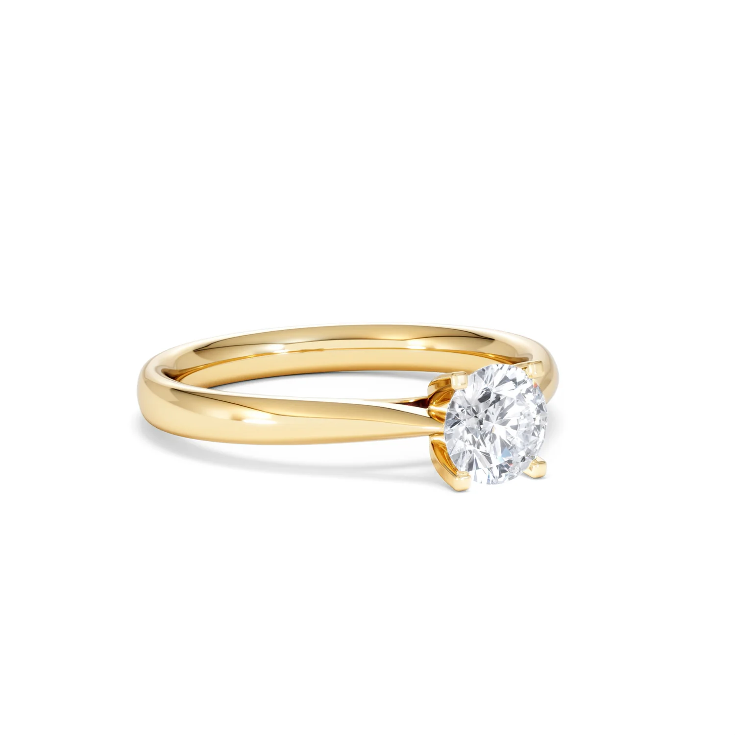 Certified 0.70CT Grace 18K Gold Engagement Ring G/SI2 - Image 15