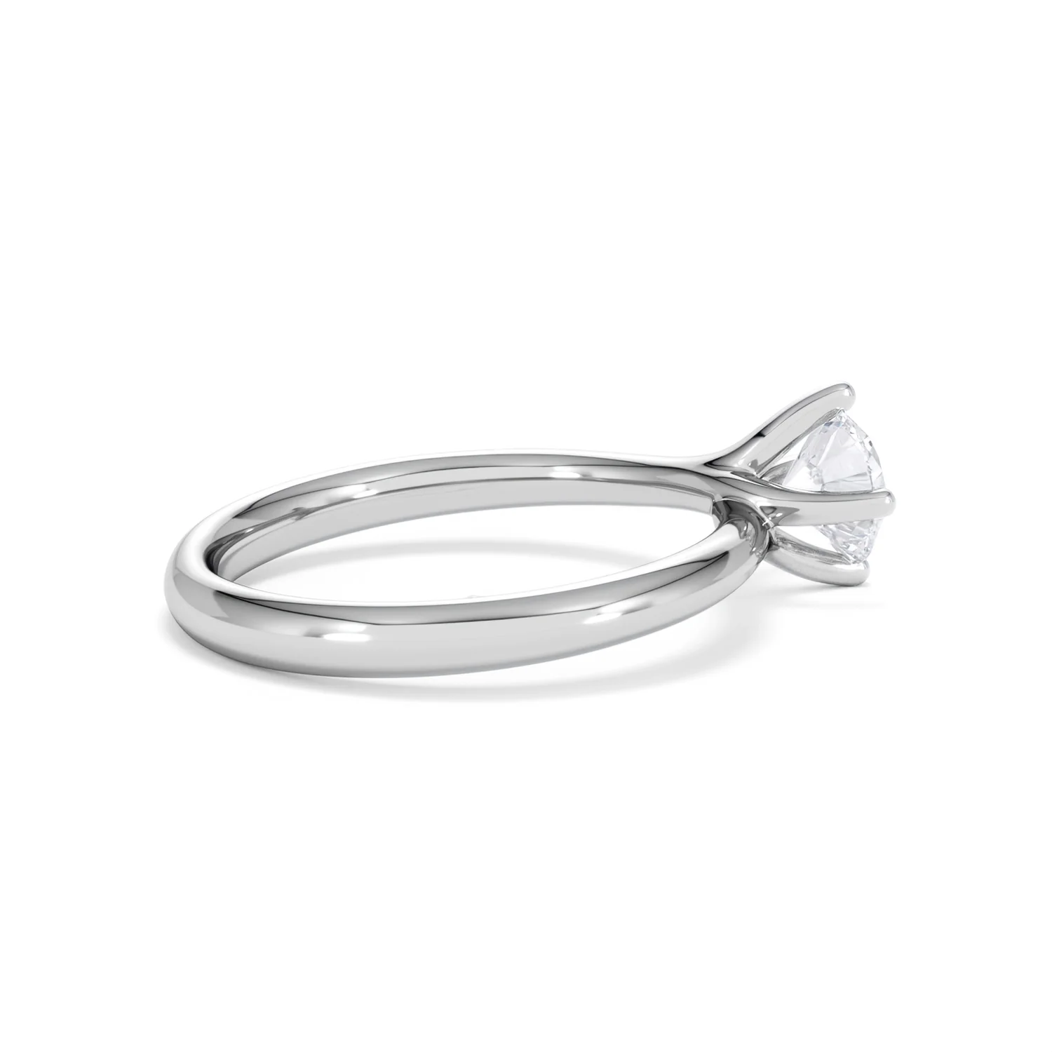 Certified 0.70CT Lily Platinum Engagement Ring G/VS - Image 32