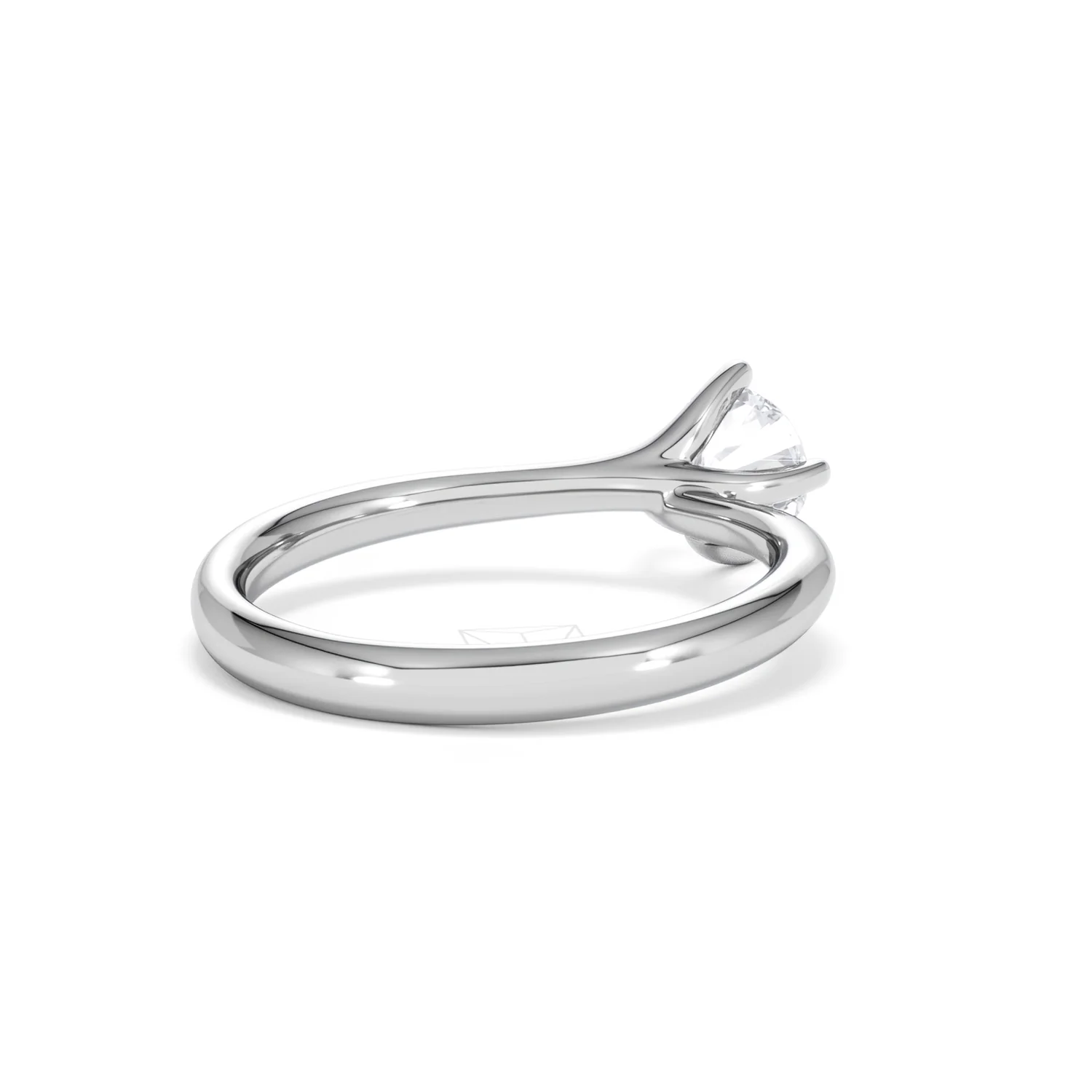 Certified 0.70CT Lily Platinum Engagement Ring G/VS - Image 40
