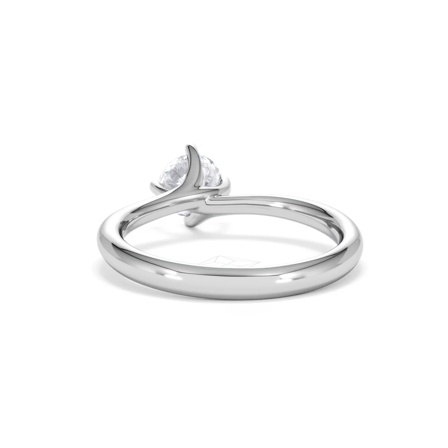 Certified 0.70CT Lily Platinum Engagement Ring G/VS - Image 51