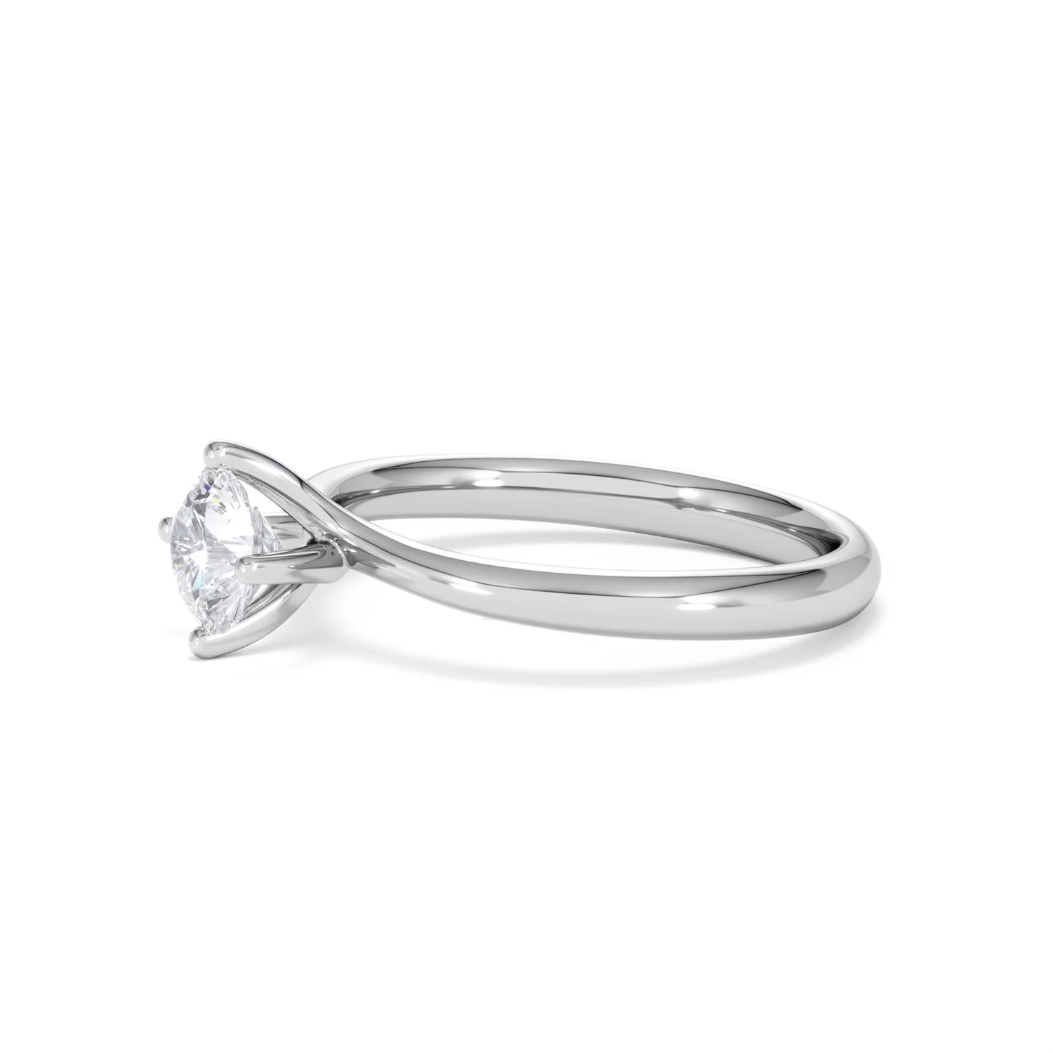 Certified 0.70CT Lily Platinum Engagement Ring G/VS - Image 74