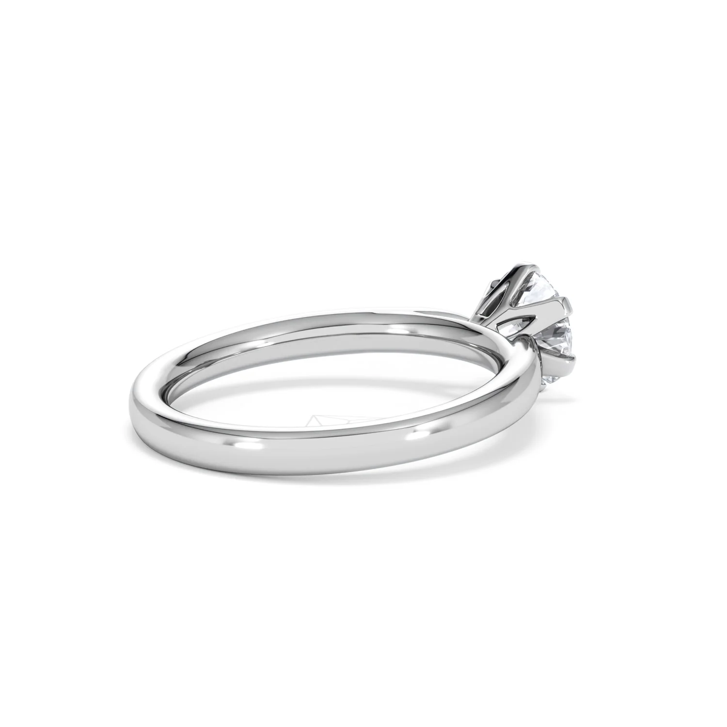 Certified 1.00CT Chloe Low Platinum Engagement Ring G/SI2 - Image 36