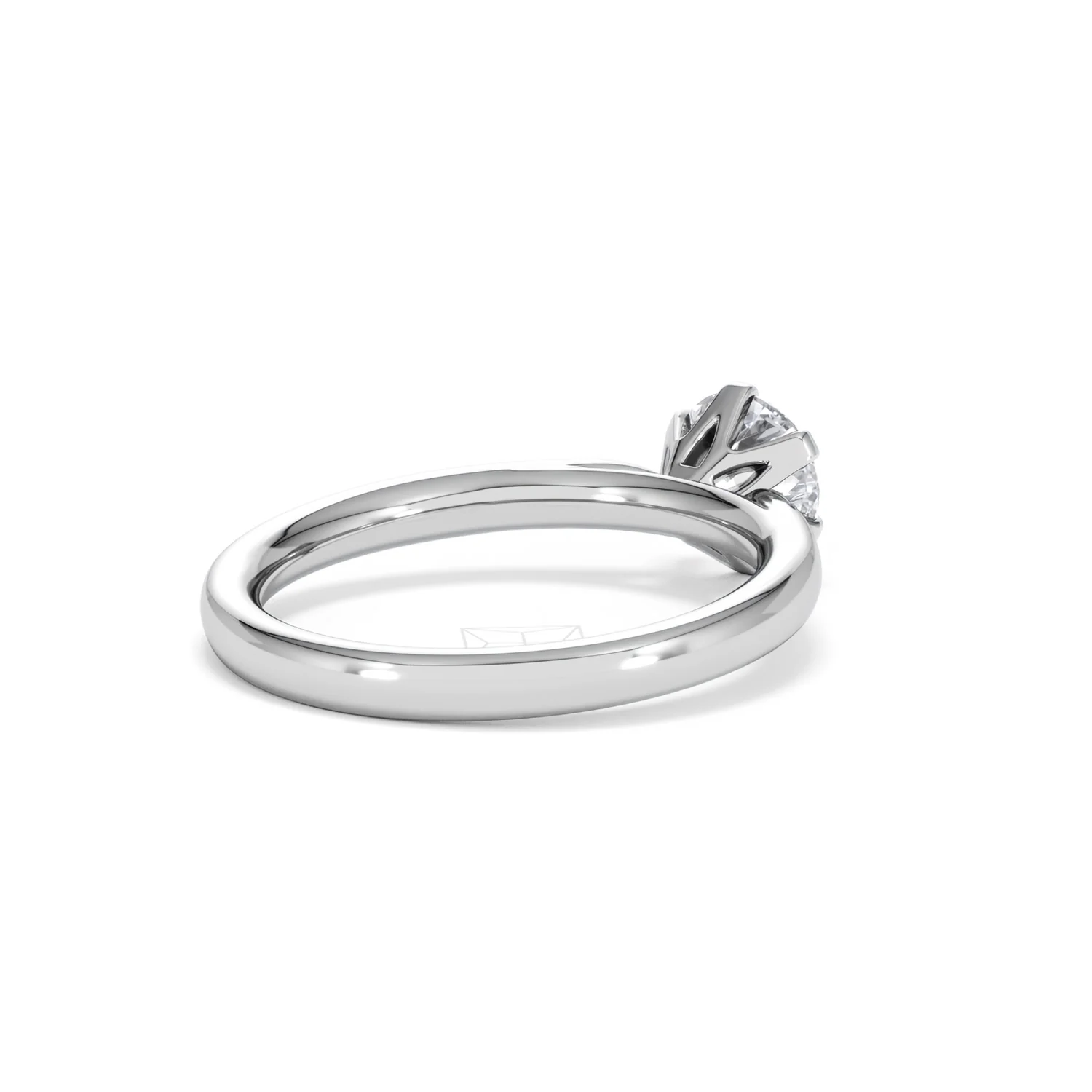 Certified 1.00CT Chloe Low Platinum Engagement Ring G/SI2 - Image 39