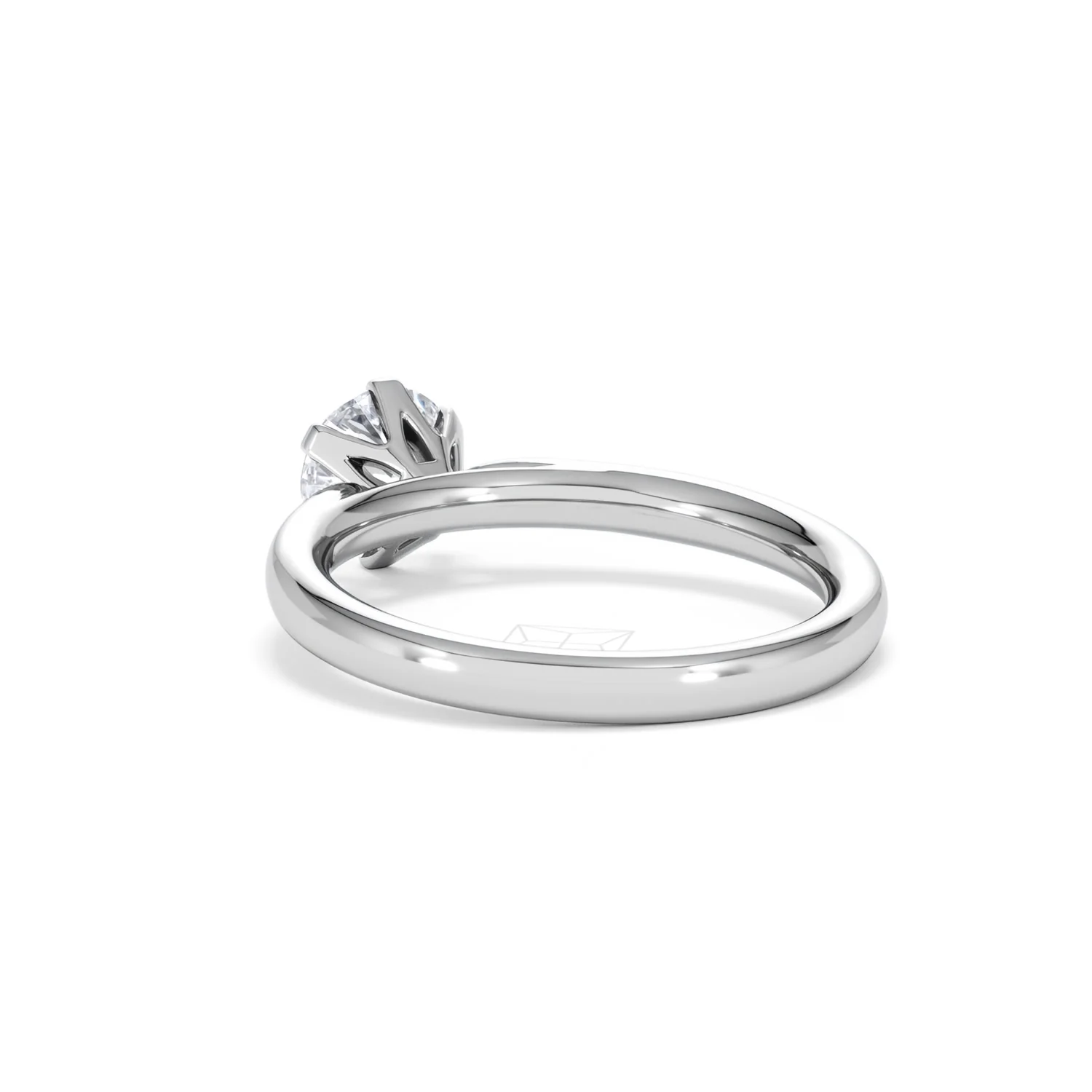 Certified 1.00CT Chloe Low Platinum Engagement Ring G/SI2 - Image 55
