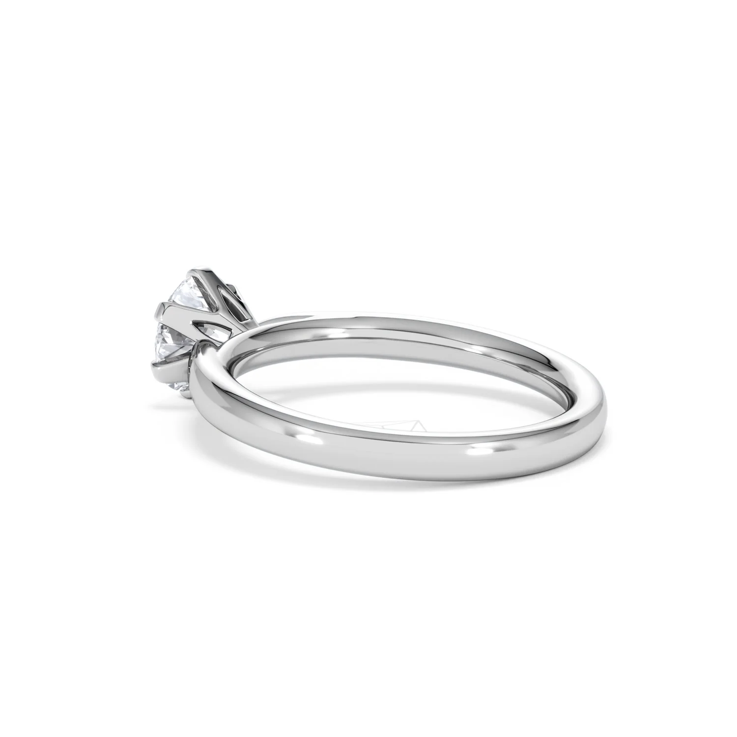 Certified 1.00CT Chloe Low Platinum Engagement Ring G/SI2 - Image 60