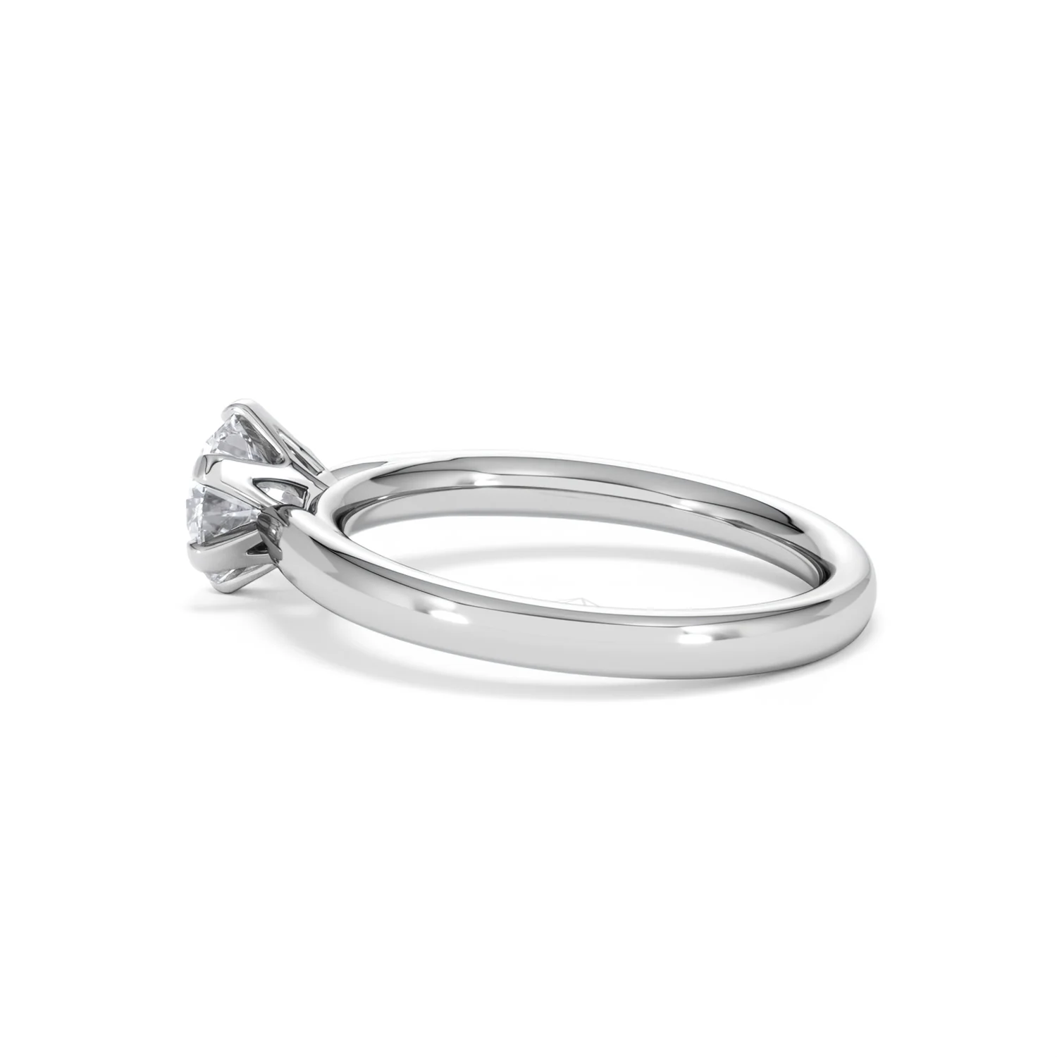 Certified 1.00CT Chloe Low Platinum Engagement Ring G/SI2 - Image 64