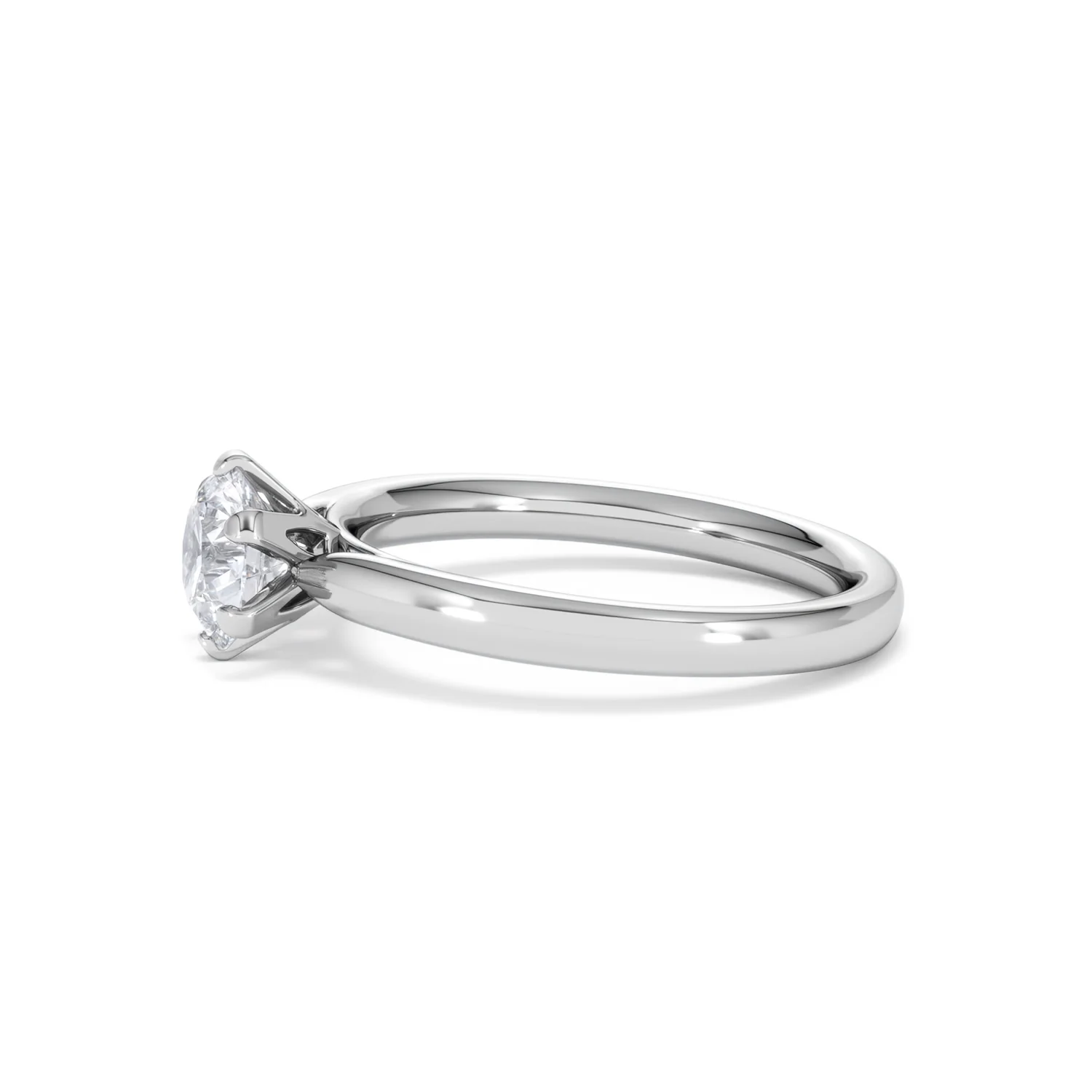 Certified 1.00CT Chloe Low Platinum Engagement Ring G/SI2 - Image 71