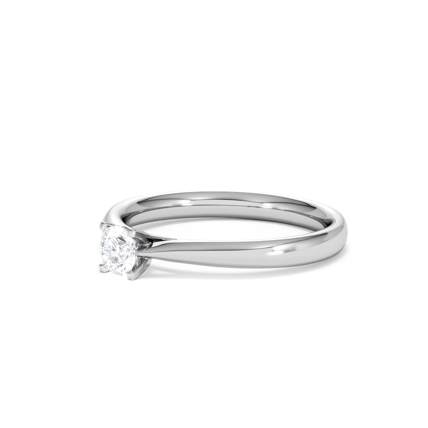 Certified Grace 18K White Gold Diamond Engagement Ring 0.25CT - Image 78