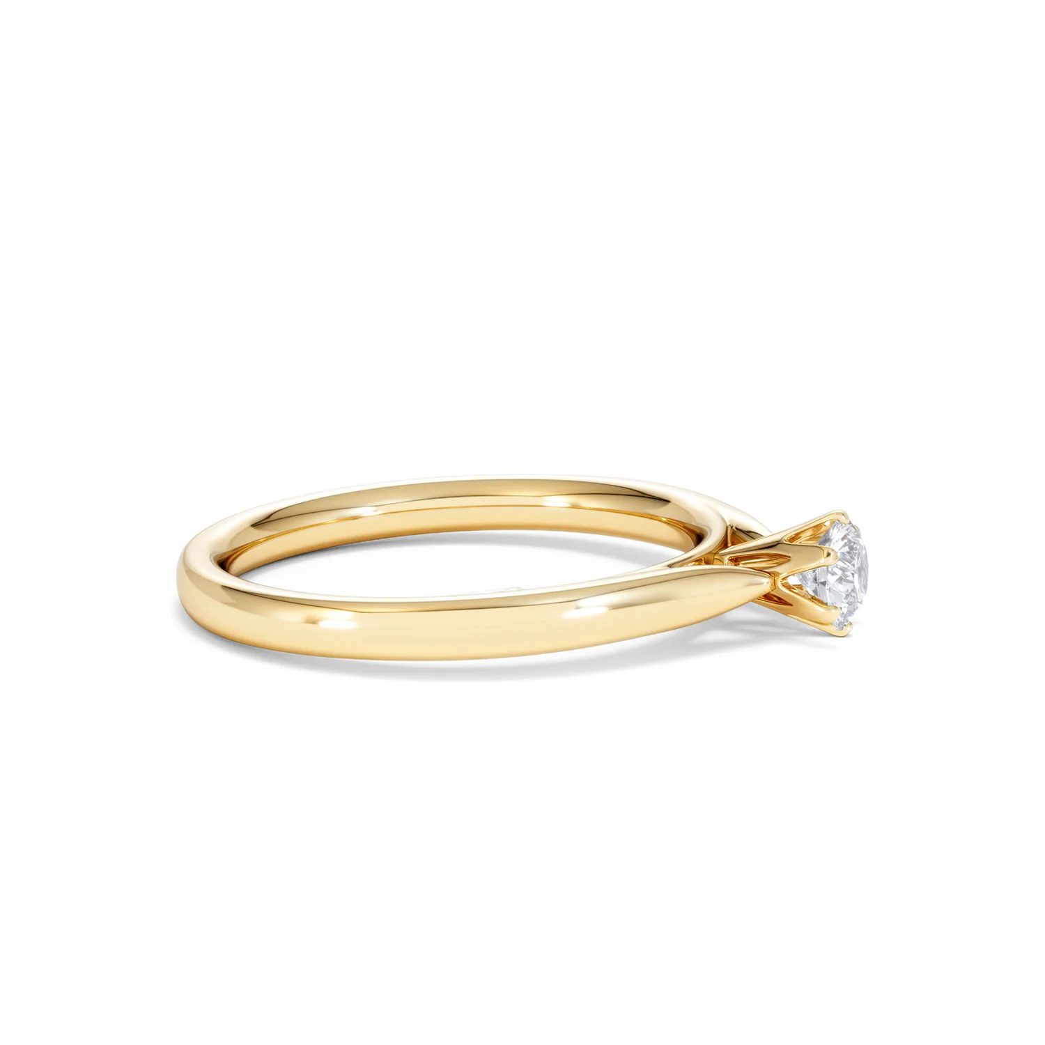 Certified High Set Chloe 18K Gold Diamond Engagement Ring 0.25CT - Image 24