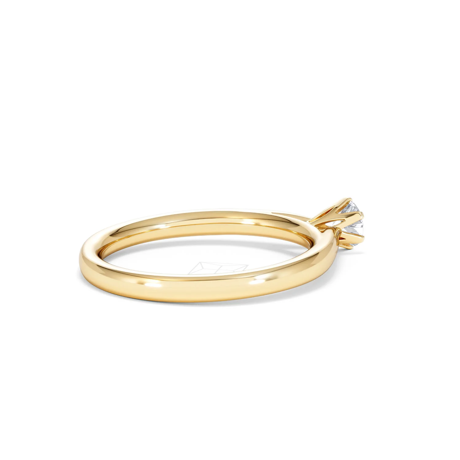 Certified High Set Chloe 18K Gold Diamond Engagement Ring 0.25CT - Image 35