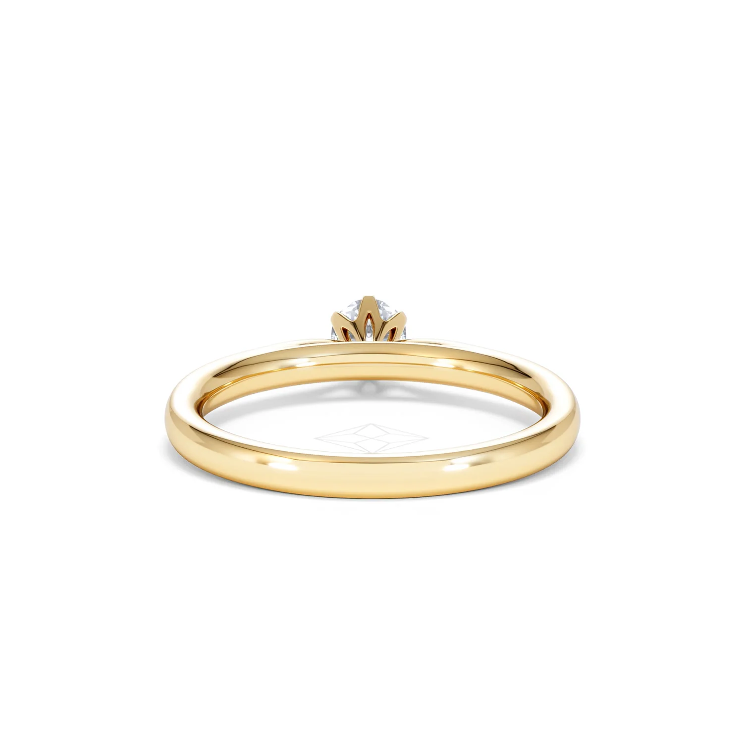 Certified High Set Chloe 18K Gold Diamond Engagement Ring 0.25CT - Image 48