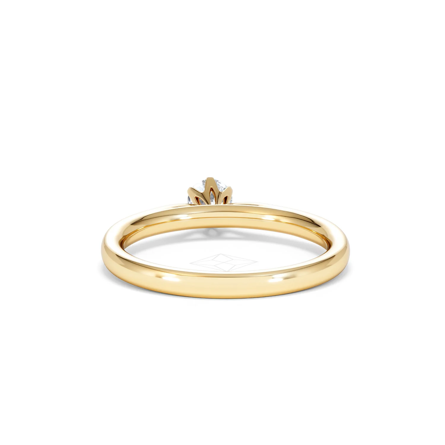 Certified High Set Chloe 18K Gold Diamond Engagement Ring 0.25CT - Image 49