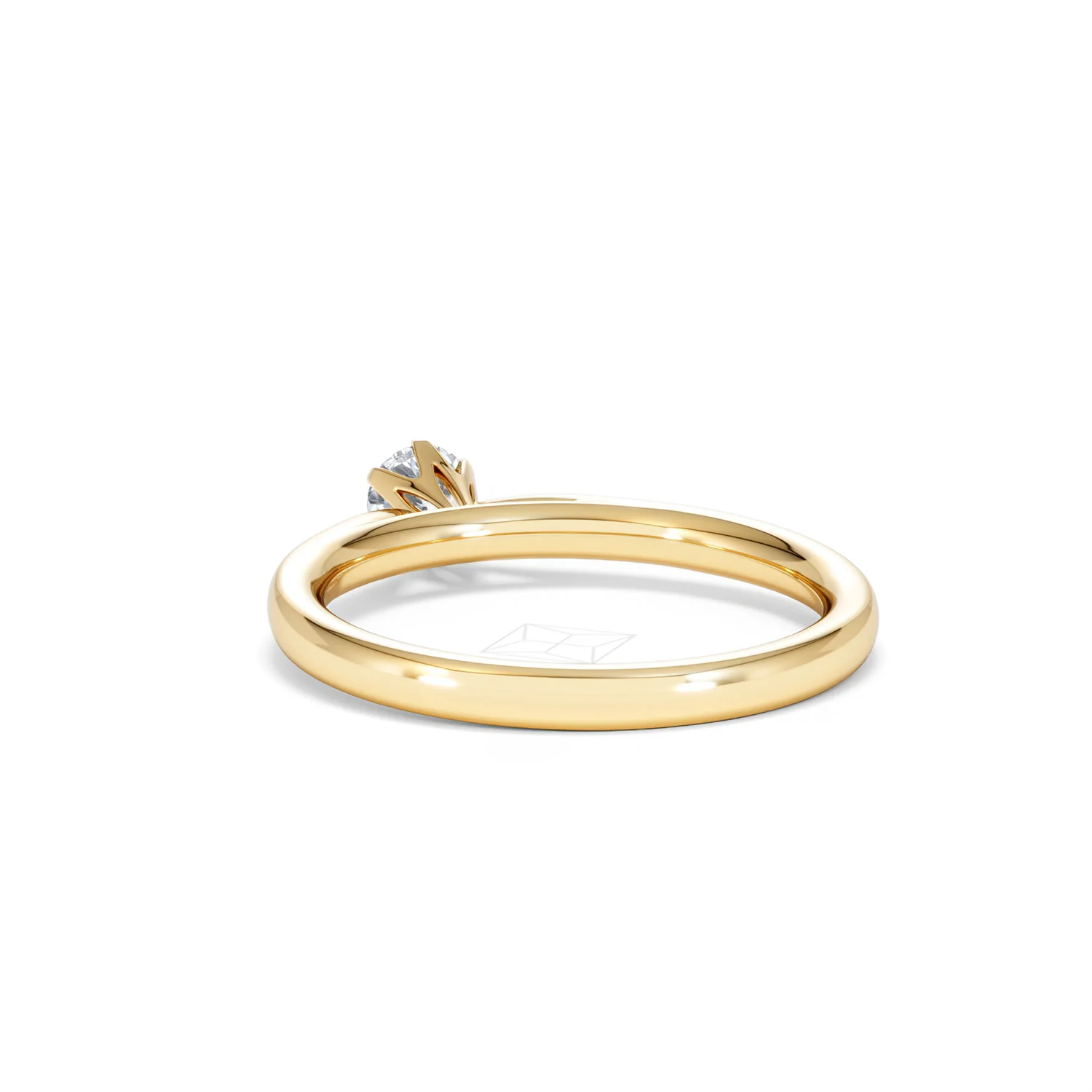 Certified High Set Chloe 18K Gold Diamond Engagement Ring 0.25CT - Image 53