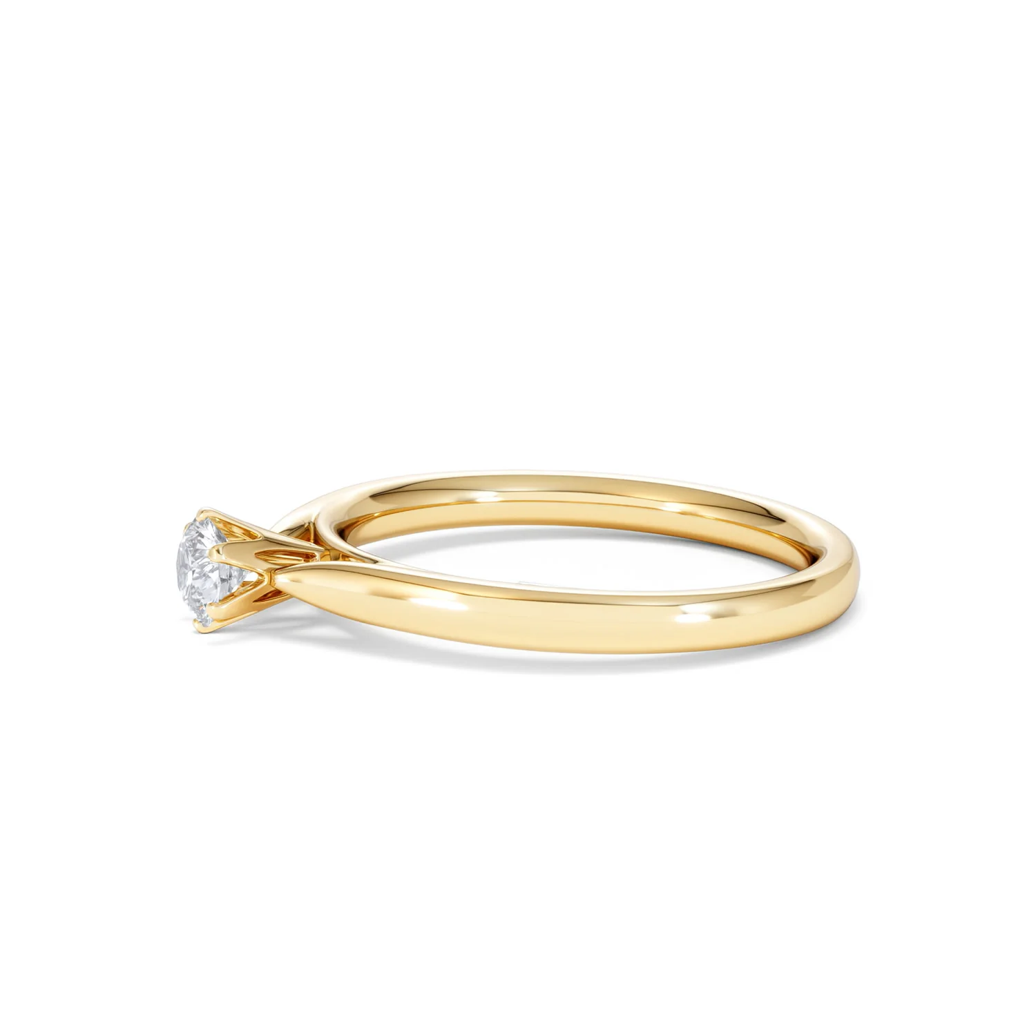 Certified High Set Chloe 18K Gold Diamond Engagement Ring 0.25CT - Image 72