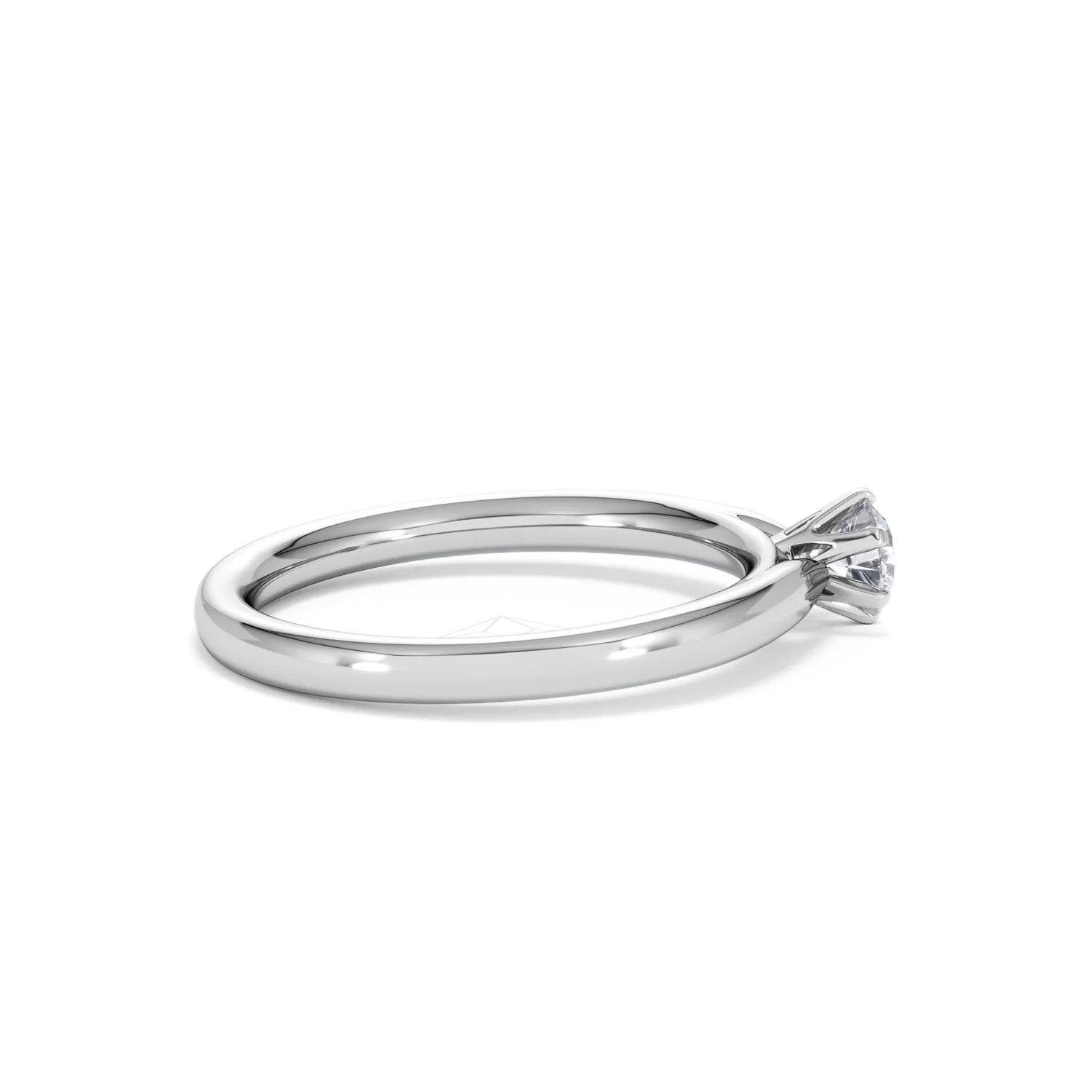 Certified Low Set Chloe Platinum Diamond Engagement Ring 0.33CT-G-H/SI - Image 30