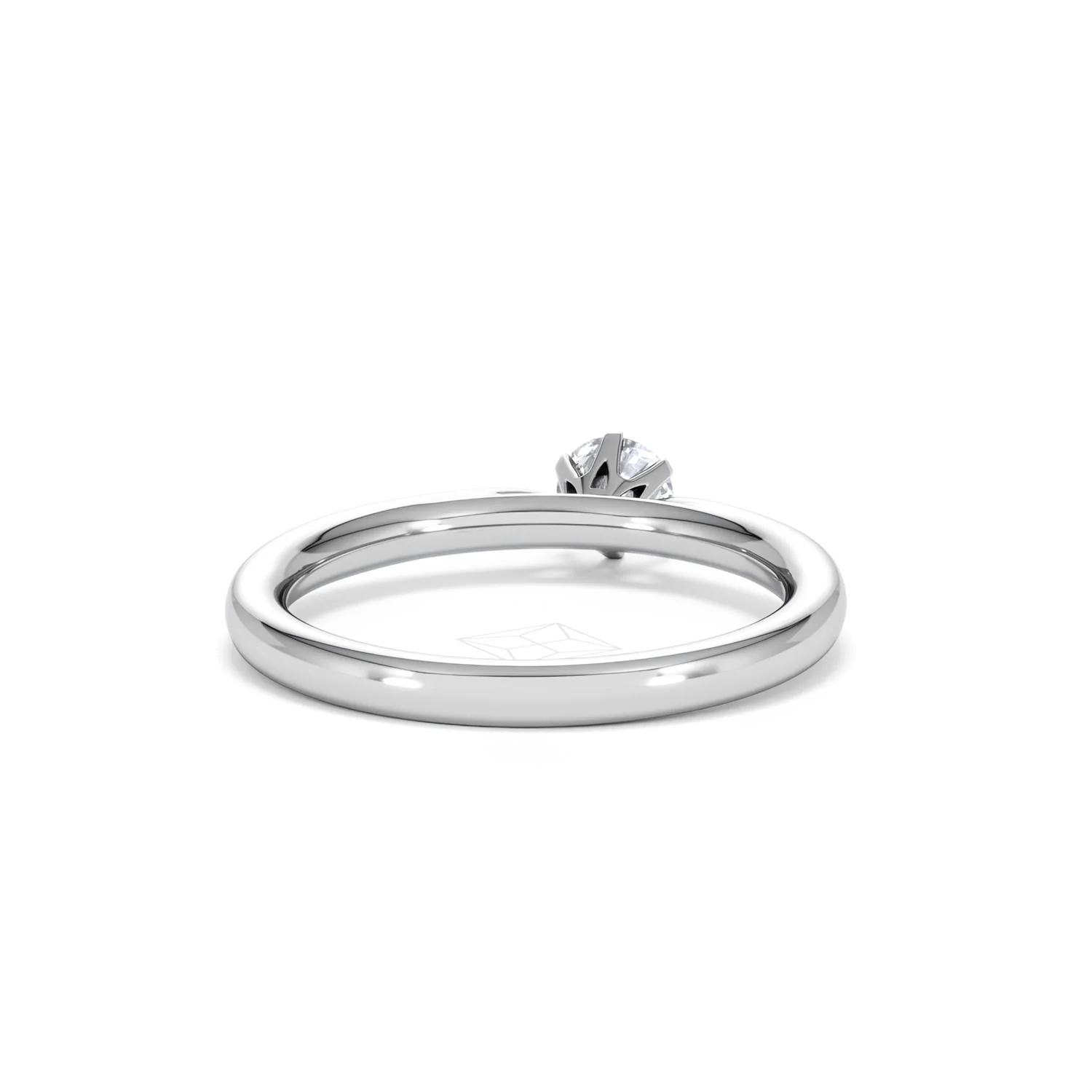 Certified Low Set Chloe Platinum Diamond Engagement Ring 0.33CT-G-H/SI - Image 45