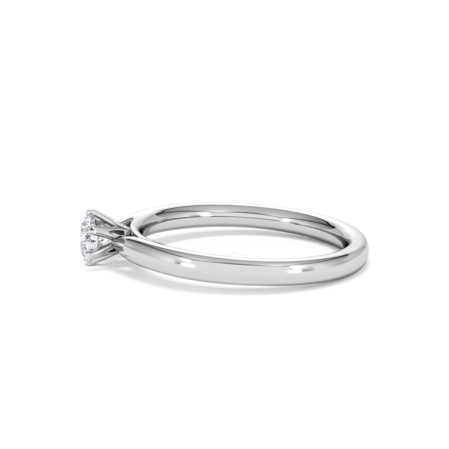 Certified Low Set Chloe Platinum Diamond Engagement Ring 0.33CT-G-H/SI - Image 69