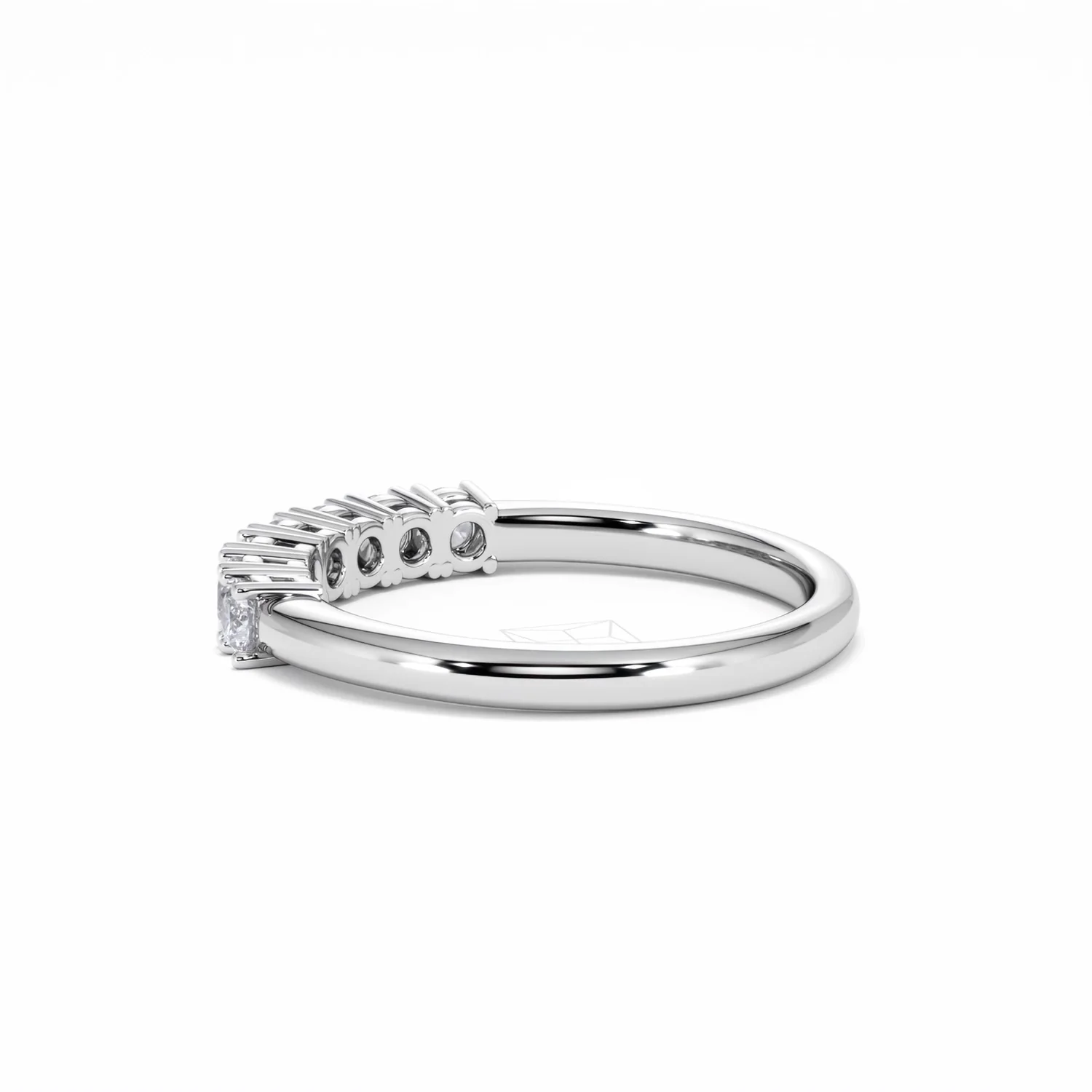 Chloe 18K White Gold 7 Stone Diamond Eternity Ring 0.75CT PK - Image 62