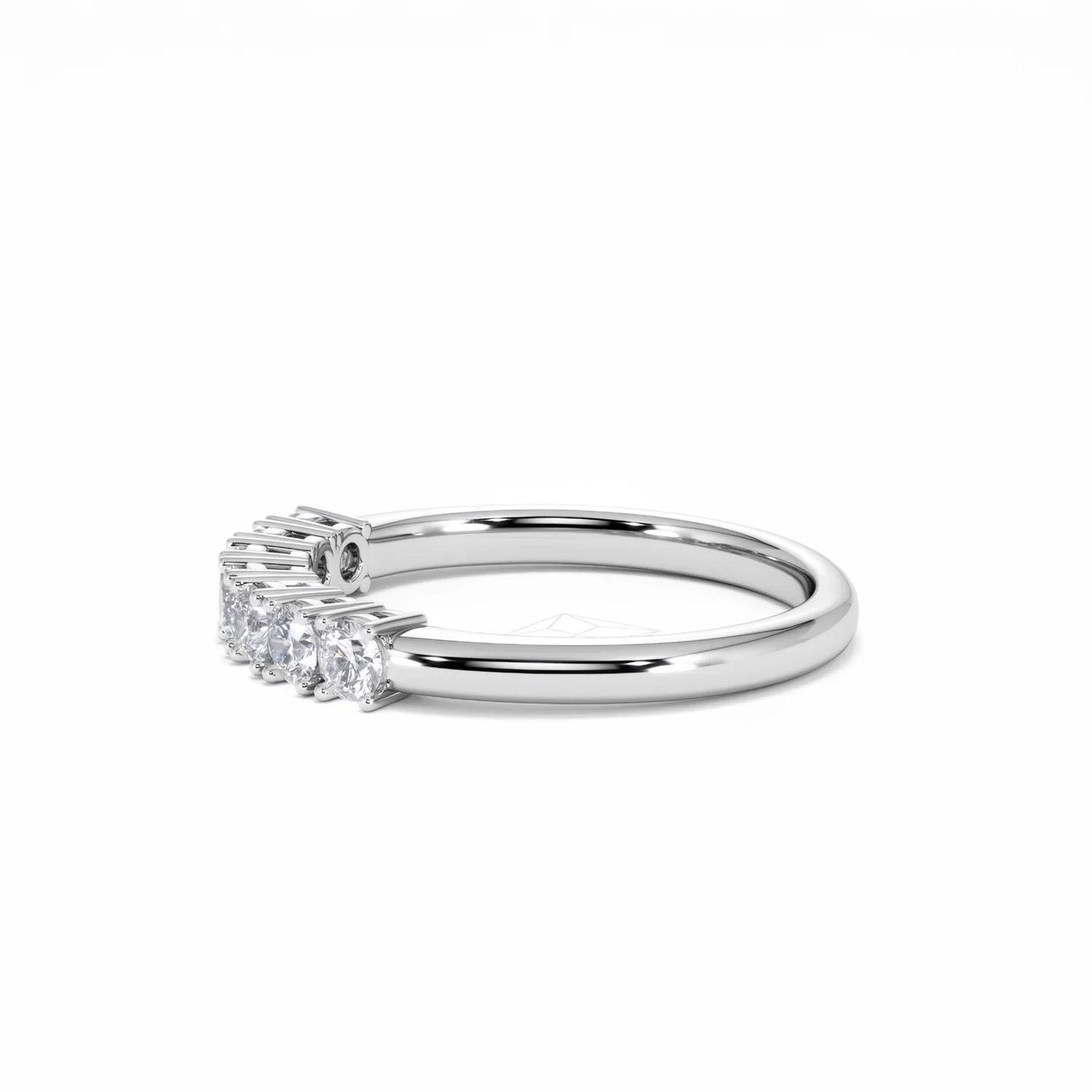 Chloe 18K White Gold 7 Stone Diamond Eternity Ring 0.75CT PK - Image 70