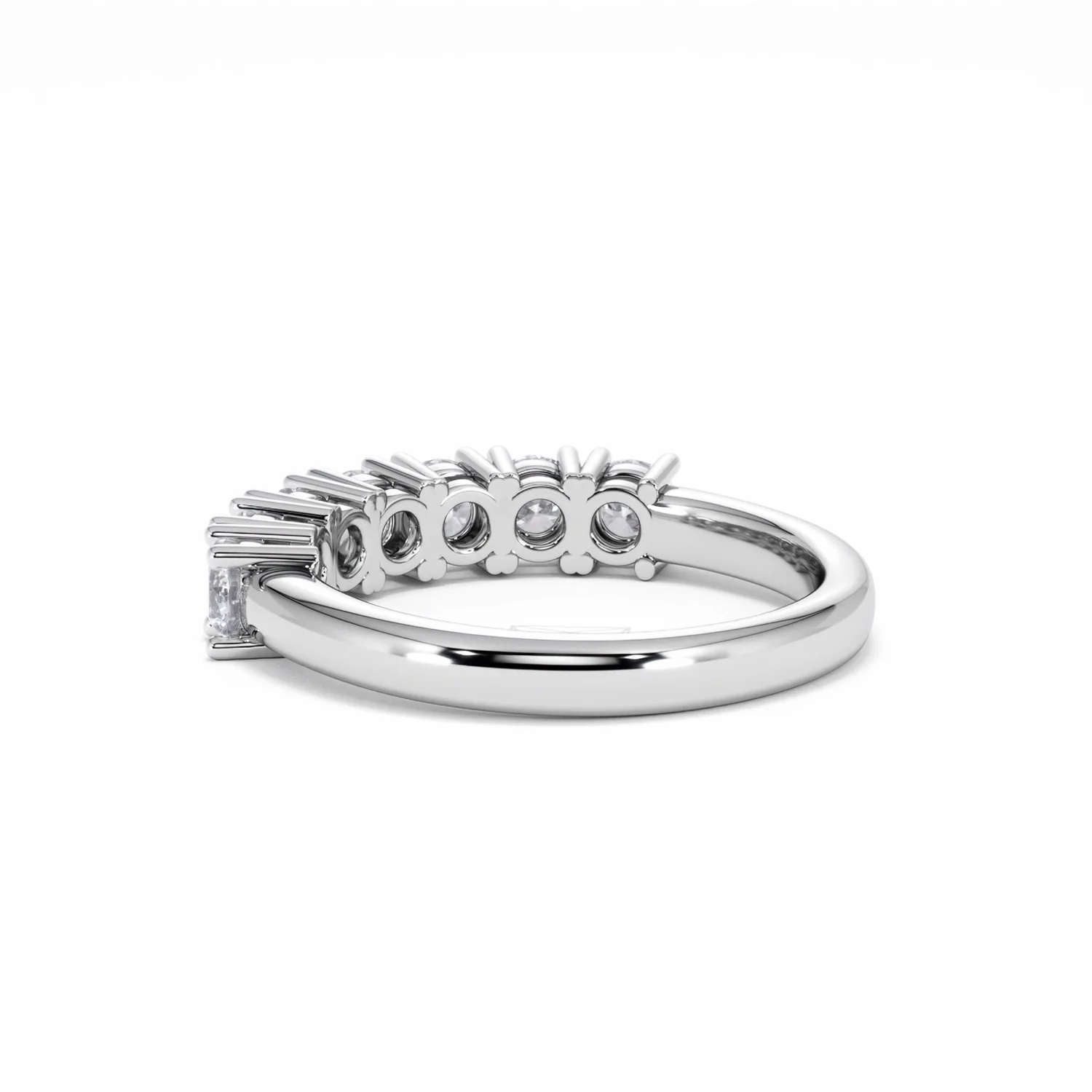 Chloe 7 Stone Lab Diamond Eternity Ring 1.00CT G/VS in 9K White Gold - Image 58