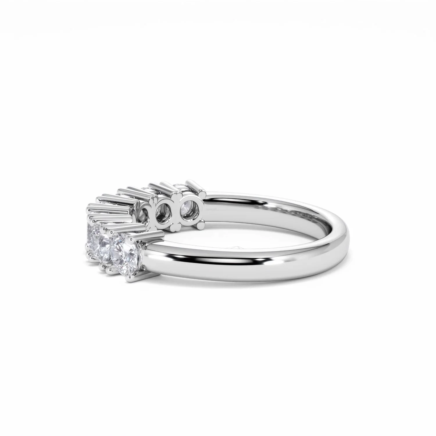 Chloe 7 Stone Lab Diamond Eternity Ring 1.00CT G/VS in 9K White Gold - Image 66