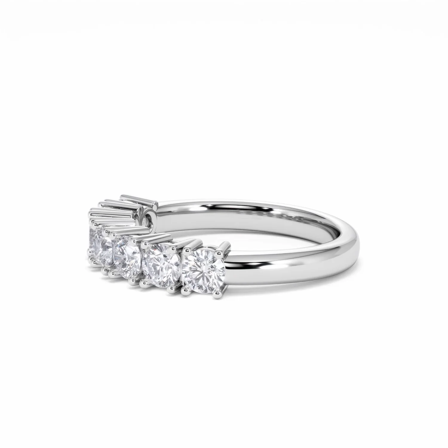 Chloe 7 Stone Lab Diamond Eternity Ring 1.00CT G/VS in 9K White Gold - Image 74
