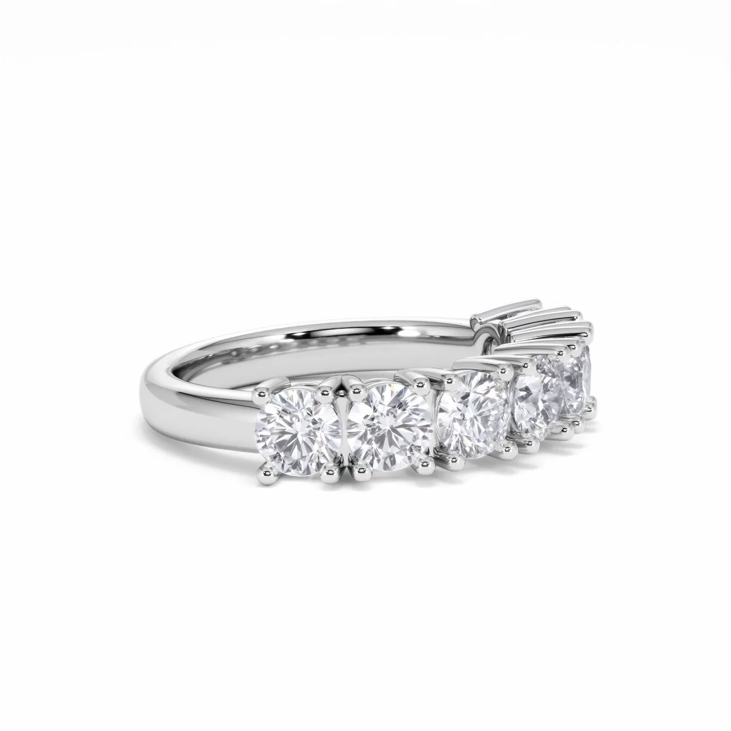 Chloe 7 Stone Lab Diamond Eternity Ring 2.00CT F/VS in 9K White Gold - Image 20