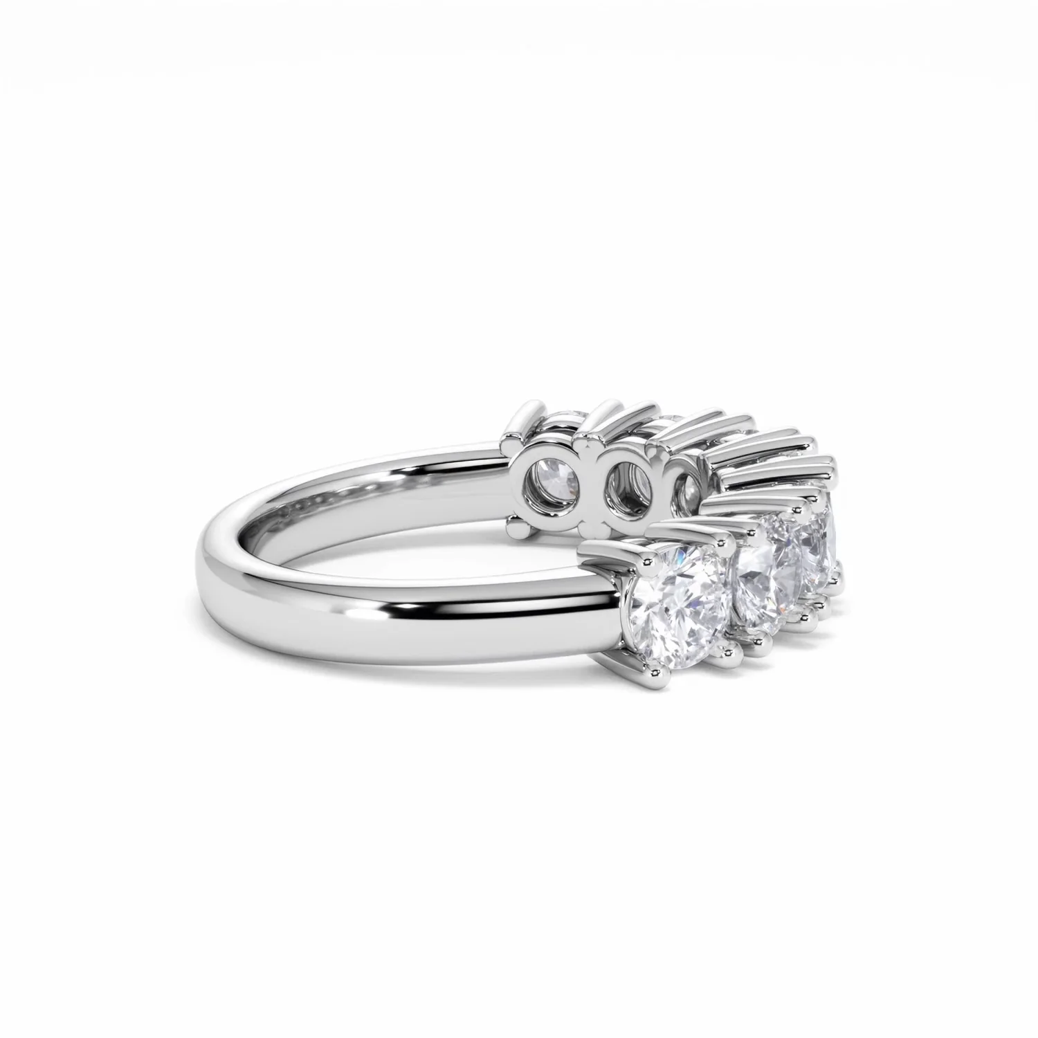 Chloe 7 Stone Lab Diamond Eternity Ring 2.00CT F/VS in 9K White Gold - Image 30