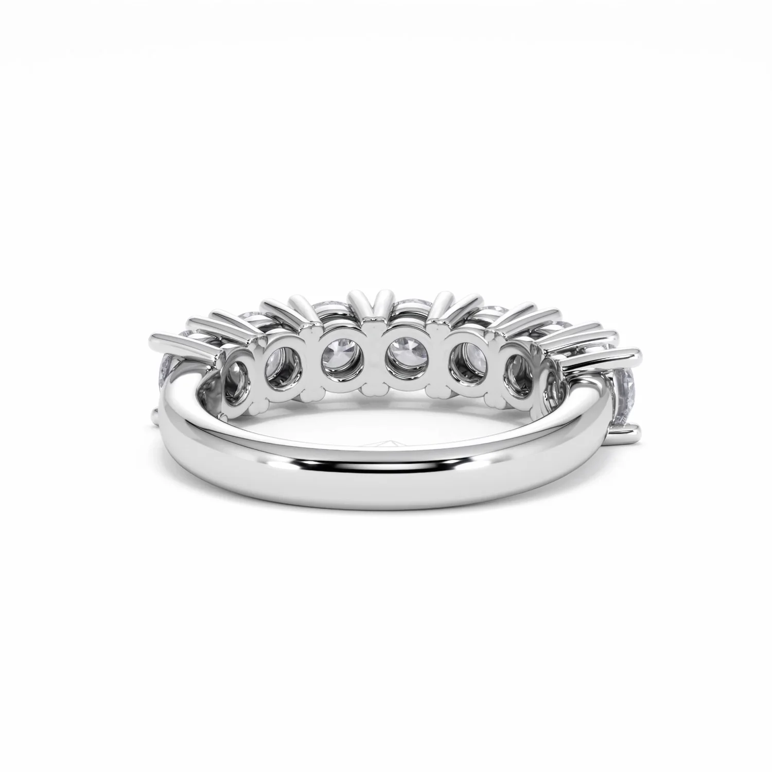 Chloe 7 Stone Lab Diamond Eternity Ring 2.00CT F/VS in 9K White Gold - Image 46