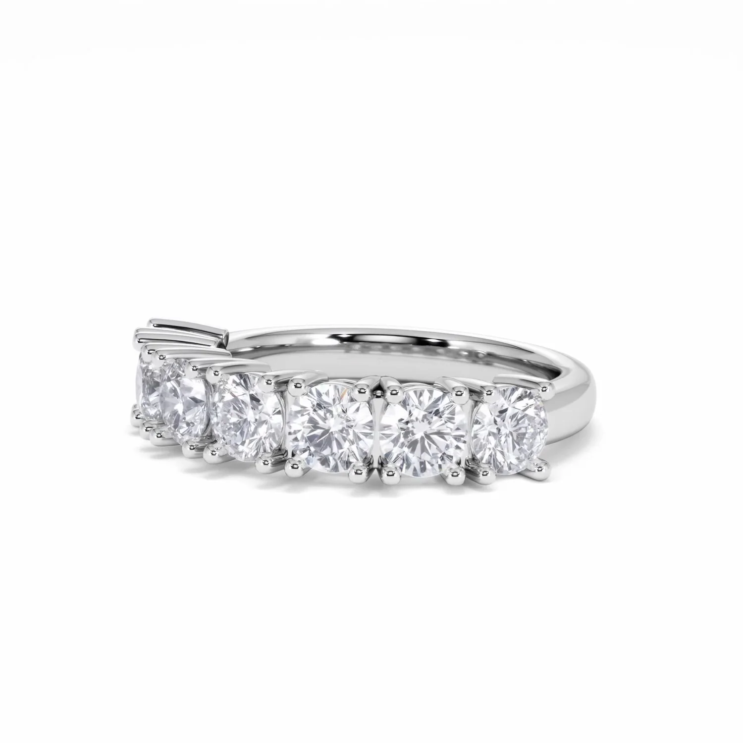 Chloe 7 Stone Lab Diamond Eternity Ring 2.00CT F/VS in 9K White Gold - Image 80