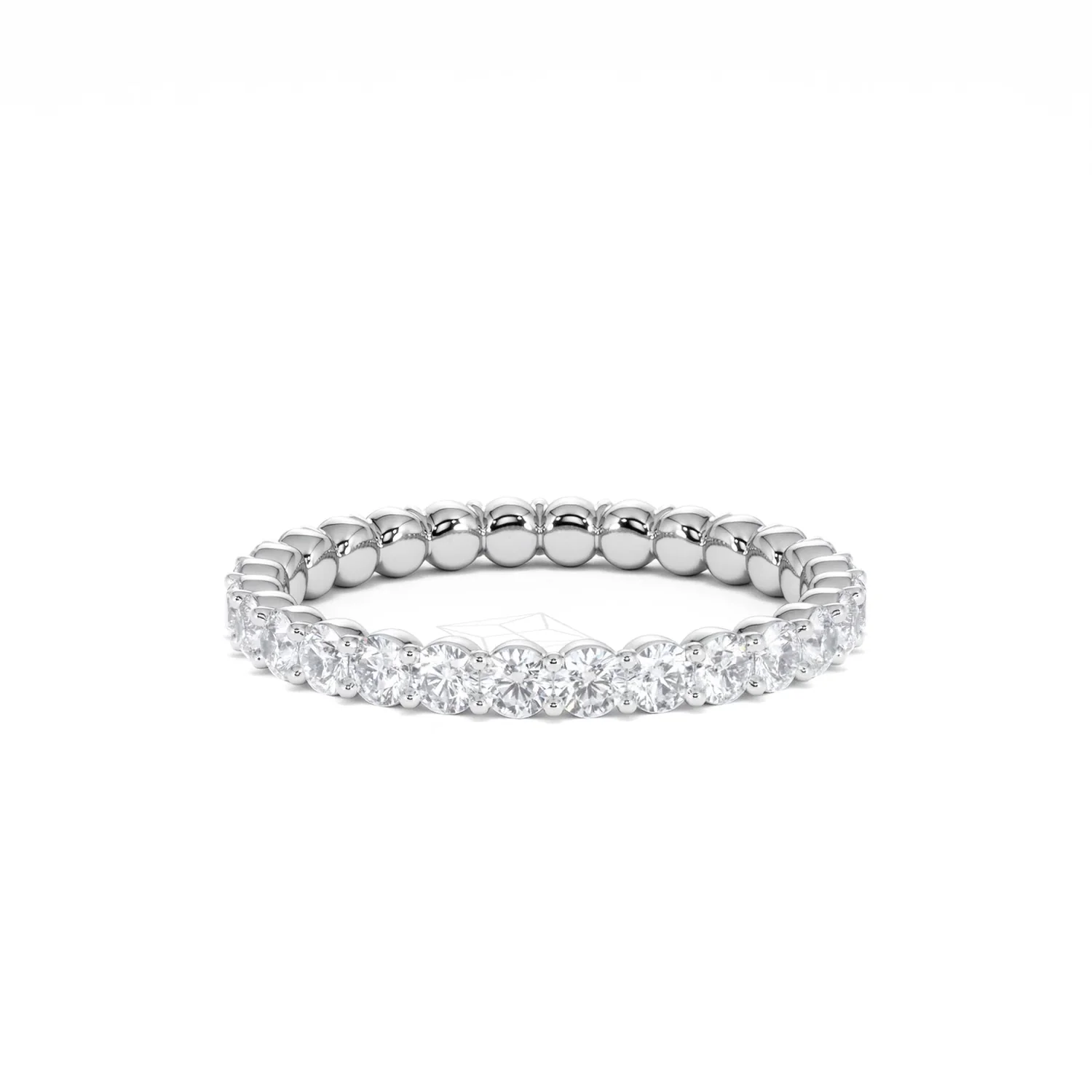 Chloe Lab Diamond 1.00ct Eternity Ring F/VS in 925 Silver - Image 26