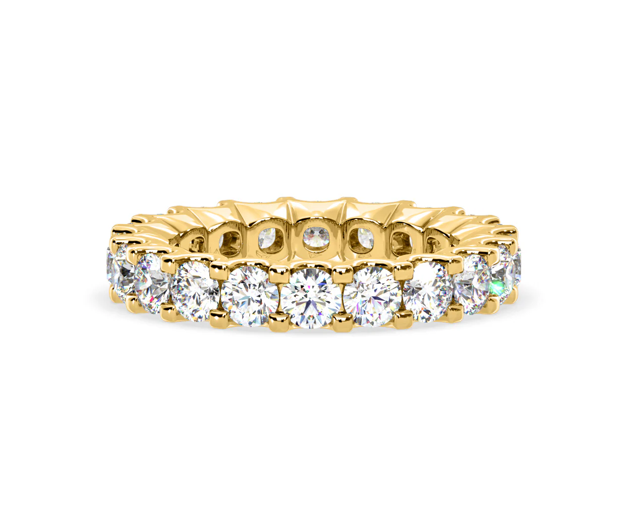 Chloe Lab Diamond Eternity Ring 18K Gold Claw Set 3.00ct G/Vs - Image 22