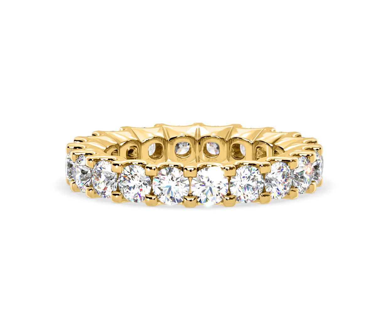 Chloe Lab Diamond Eternity Ring 18K Gold Claw Set 3.00ct G/Vs - Image 40