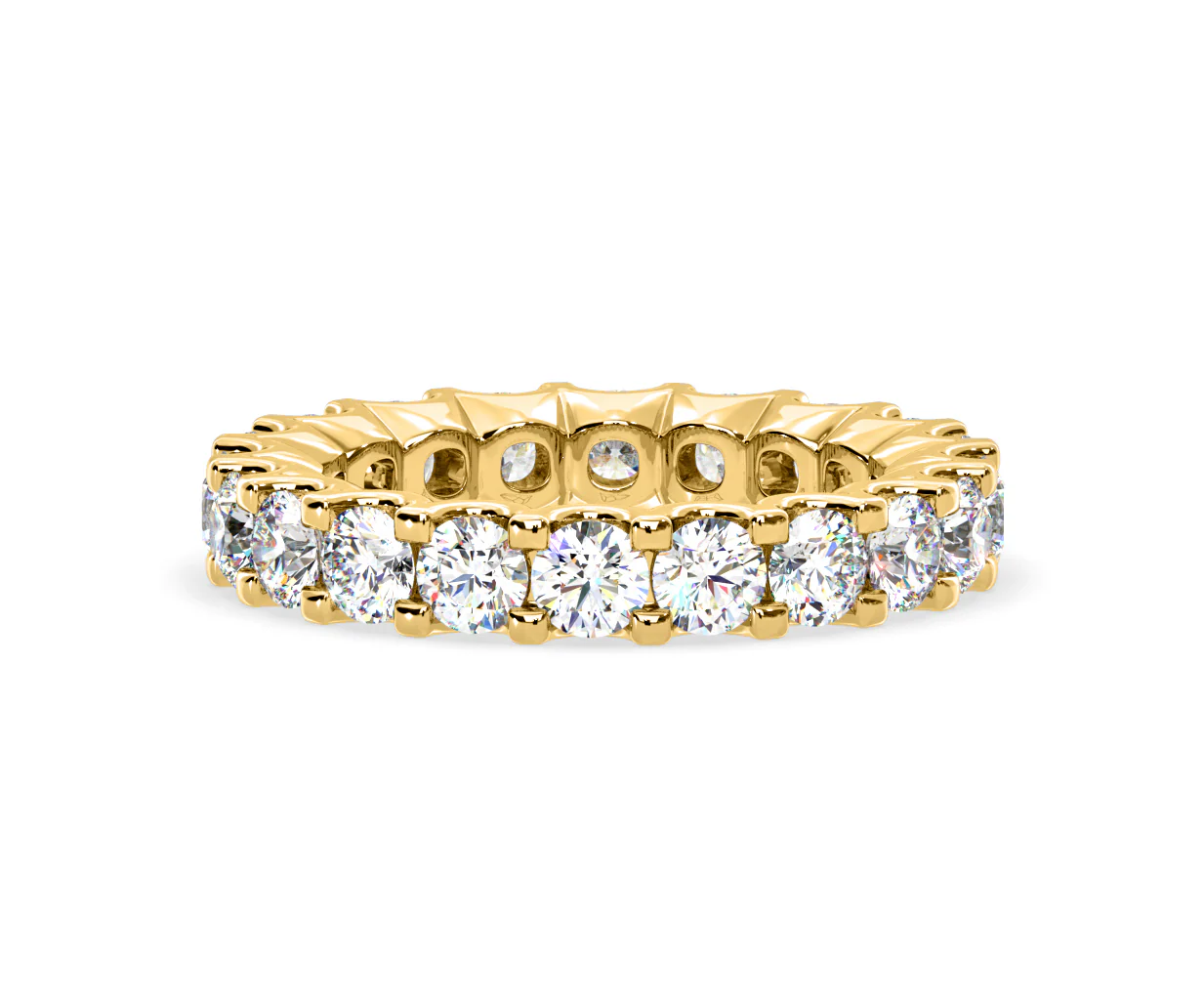 Chloe Lab Diamond Eternity Ring 18K Gold Claw Set 3.00ct G/Vs - Image 42