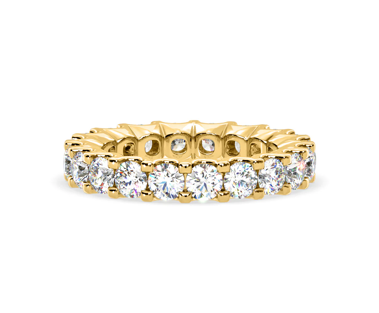 Chloe Lab Diamond Eternity Ring 18K Gold Claw Set 3.00ct G/Vs - Image 44