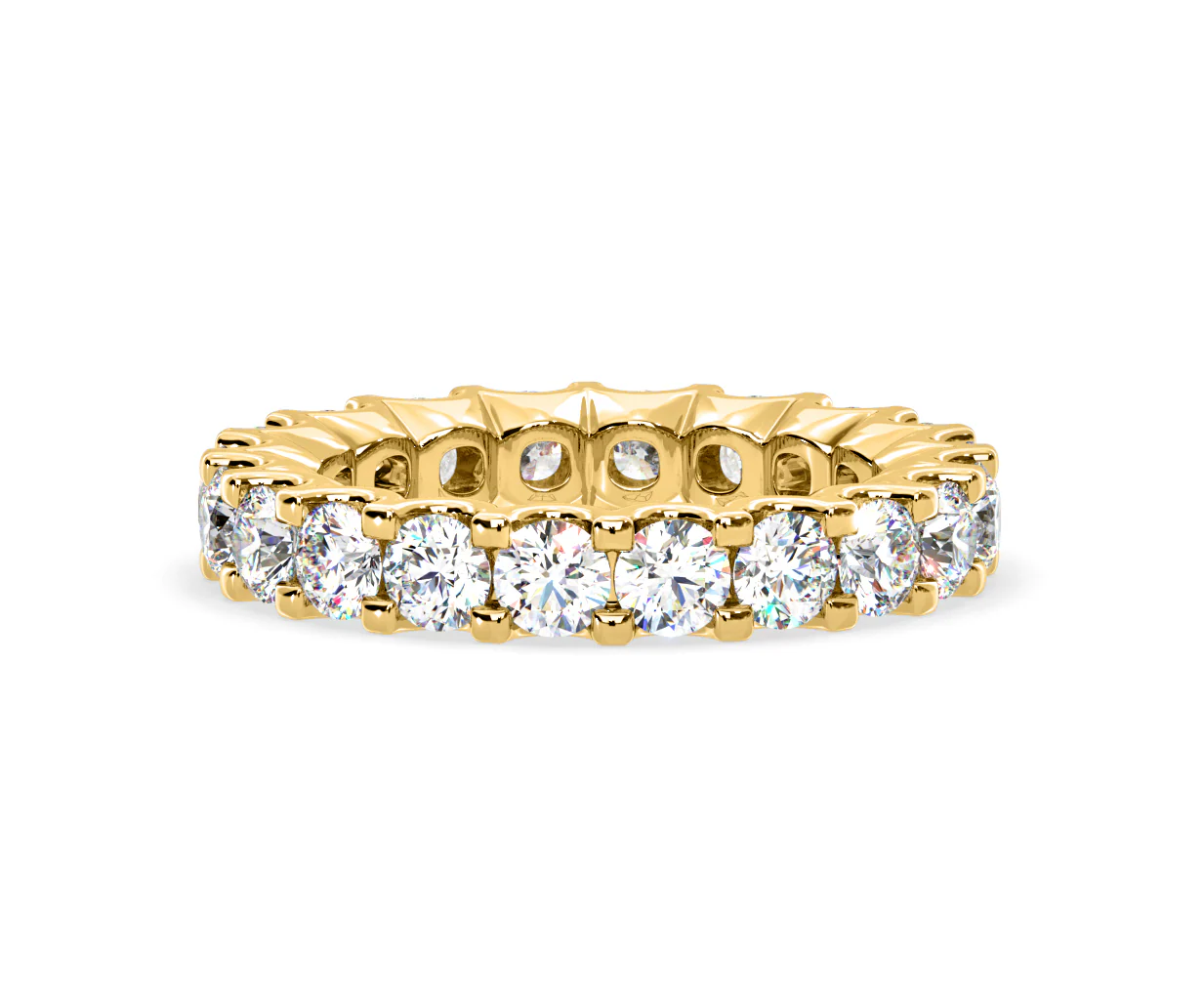 Chloe Lab Diamond Eternity Ring 18K Gold Claw Set 3.00ct G/Vs - Image 51