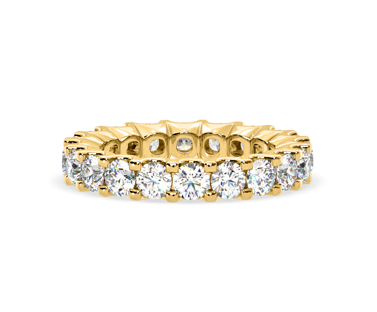 Chloe Lab Diamond Eternity Ring 18K Gold Claw Set 3.00ct G/Vs - Image 53