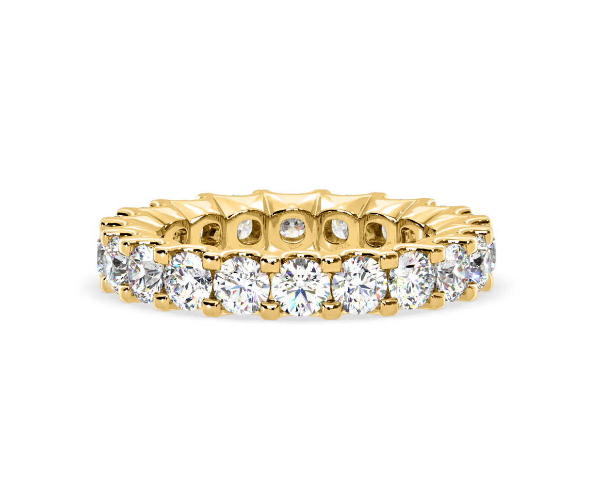 Chloe Lab Diamond Eternity Ring 18K Gold Claw Set 3.00ct G/Vs - Image 61