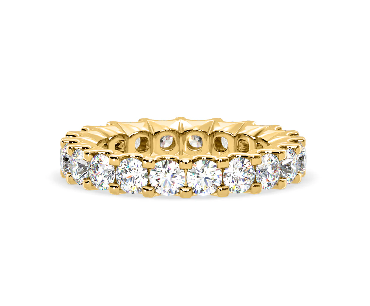 Chloe Lab Diamond Eternity Ring 18K Gold Claw Set 3.00ct G/Vs - Image 63
