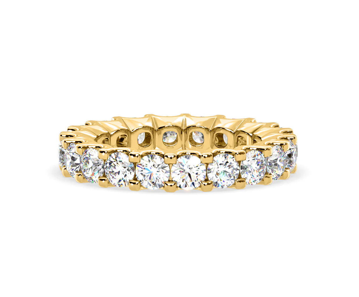 Chloe Lab Diamond Eternity Ring 18K Gold Claw Set 3.00ct G/Vs - Image 72