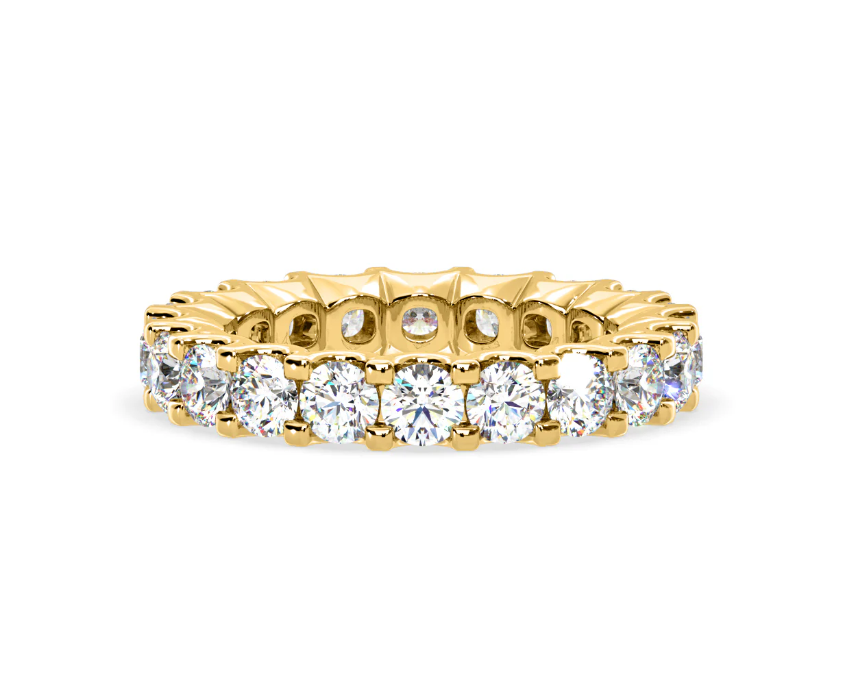 Chloe Lab Diamond Eternity Ring 18K Gold Claw Set 3.00ct G/Vs - Image 81