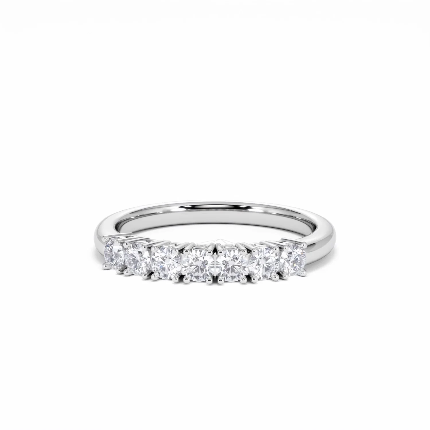 Chloe Platinum 7 Stone Diamond Eternity Ring 0.50CT G/VS - Image 86