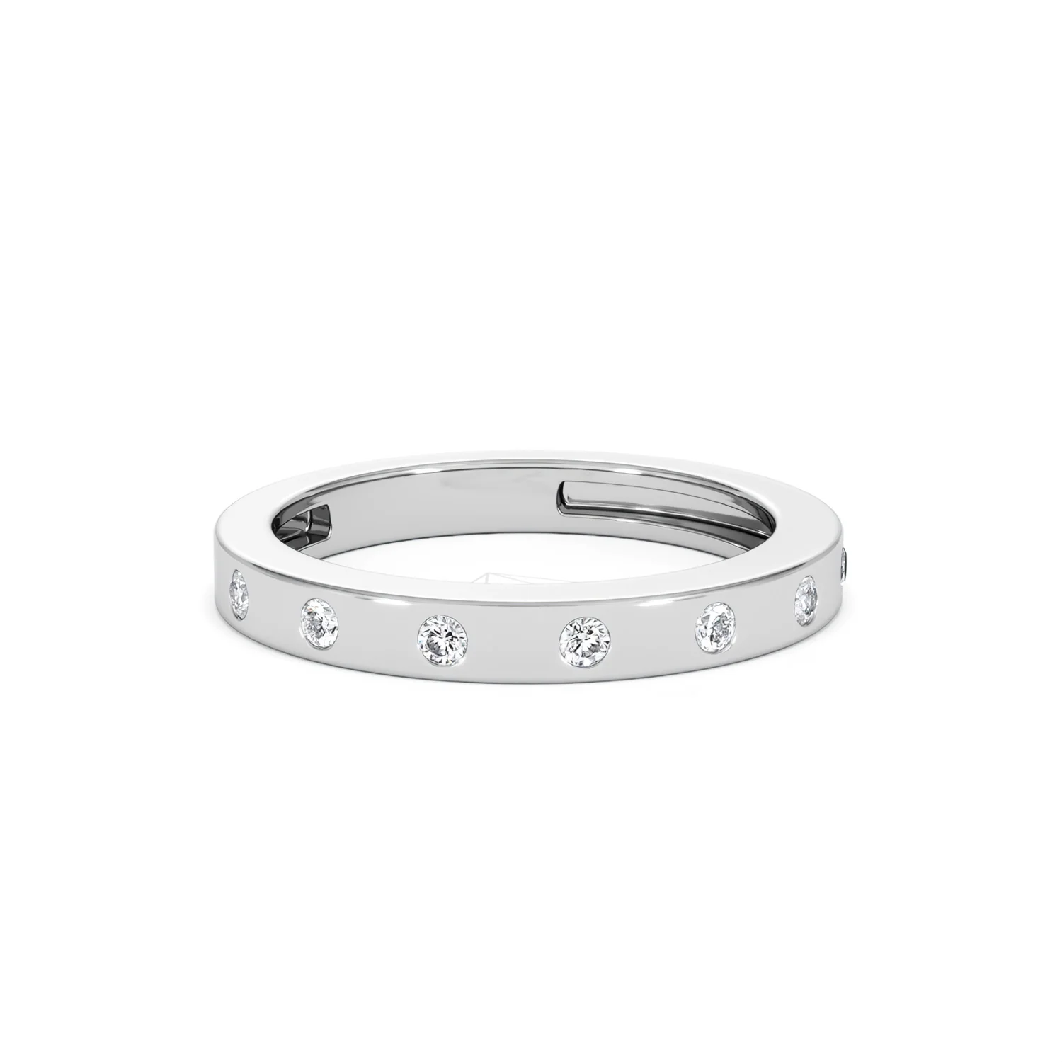 Élan 0.90ct Lab Diamond Ring in Sterling Silver - Image 14