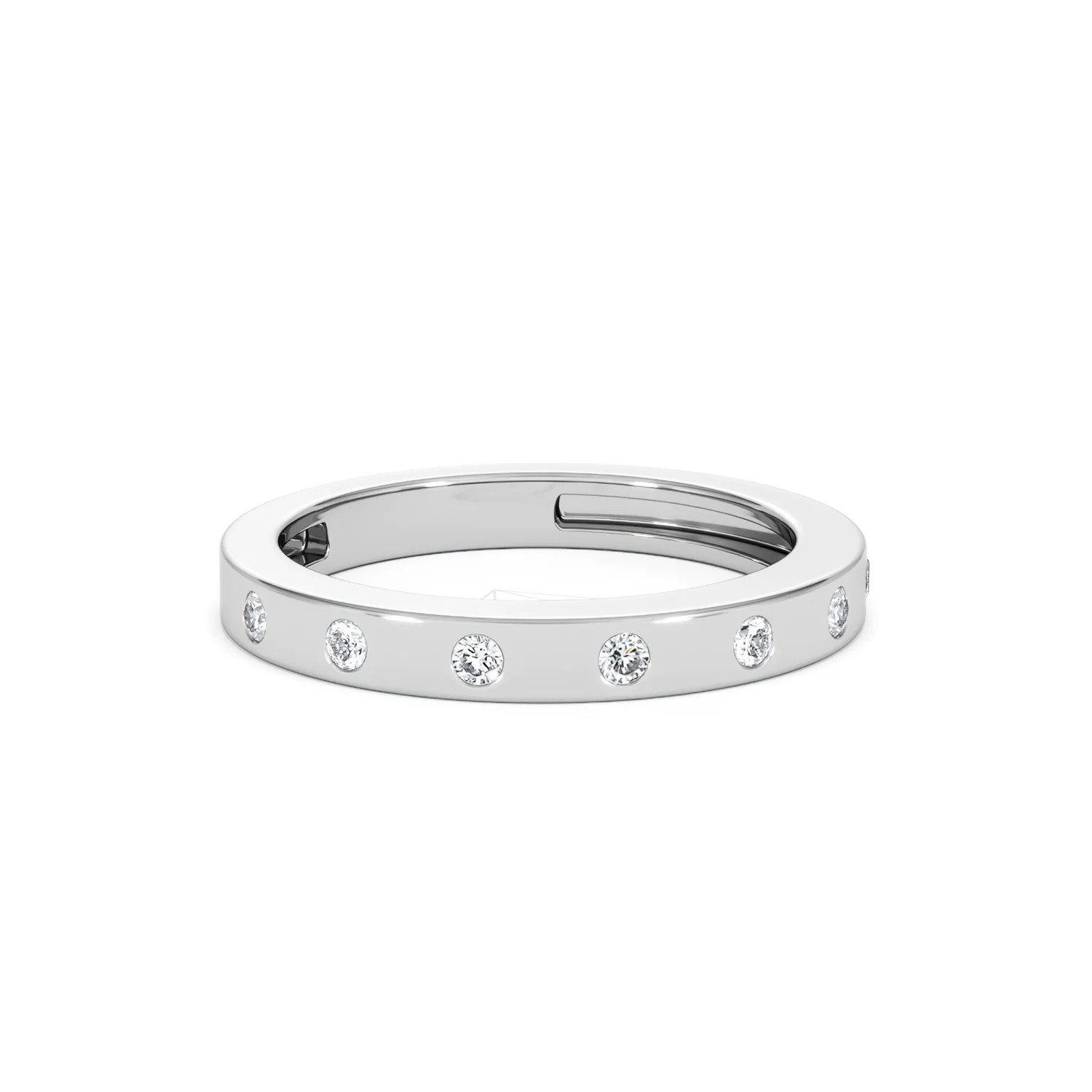Élan 0.90ct Lab Diamond Ring in Sterling Silver - Image 15