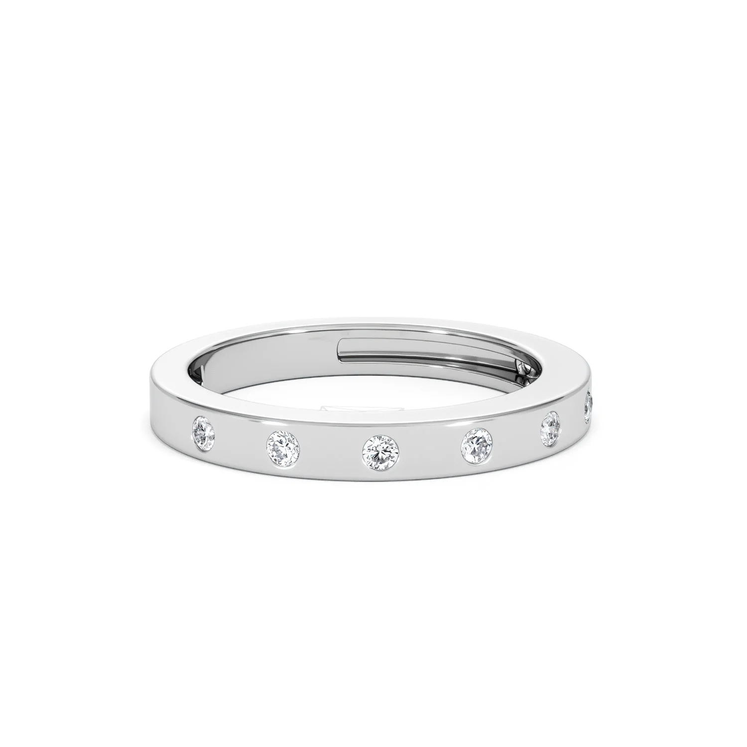 Élan 0.90ct Lab Diamond Ring in Sterling Silver - Image 18