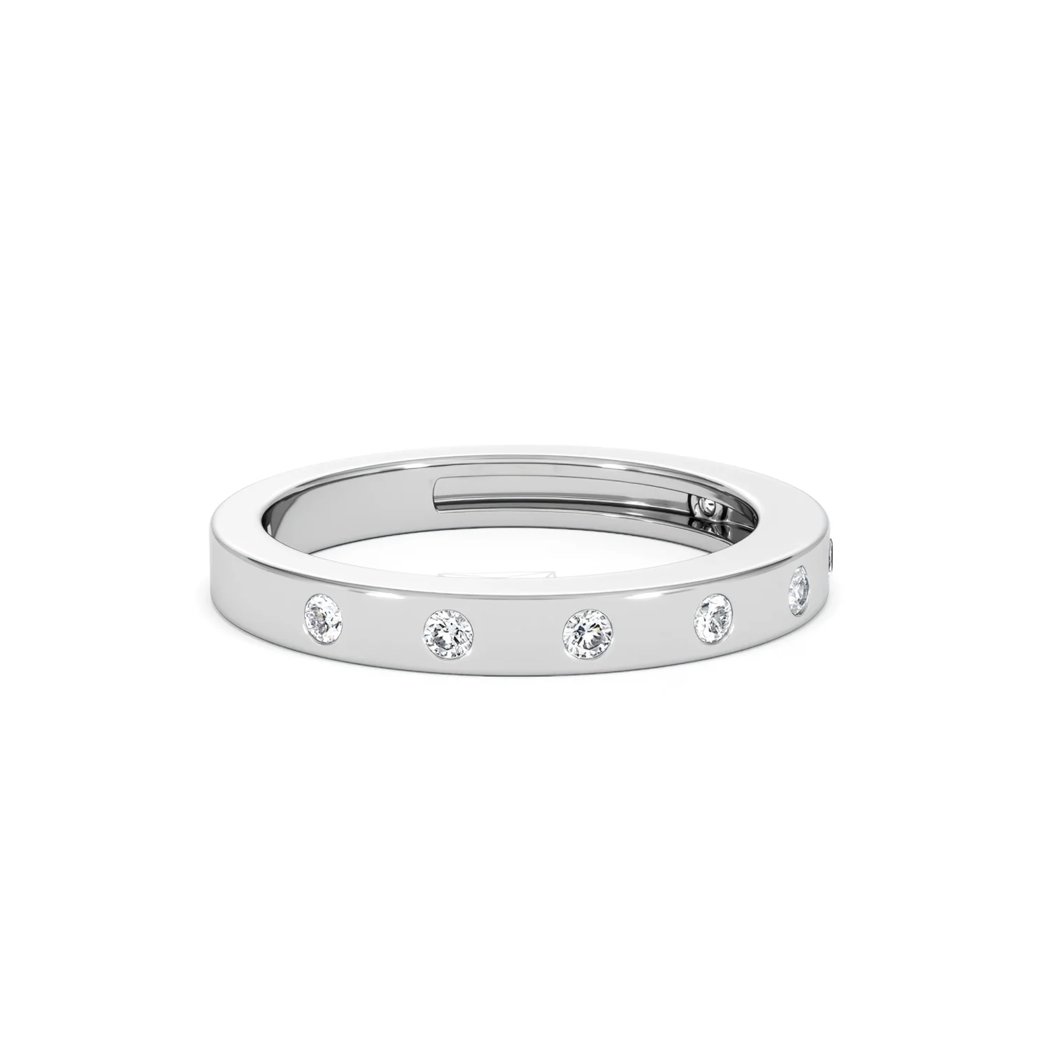 Élan 0.90ct Lab Diamond Ring in Sterling Silver - Image 20