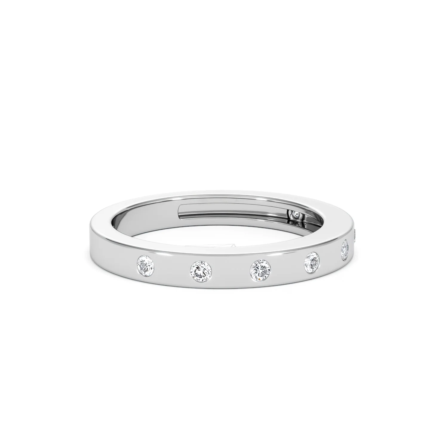 Élan 0.90ct Lab Diamond Ring in Sterling Silver - Image 21
