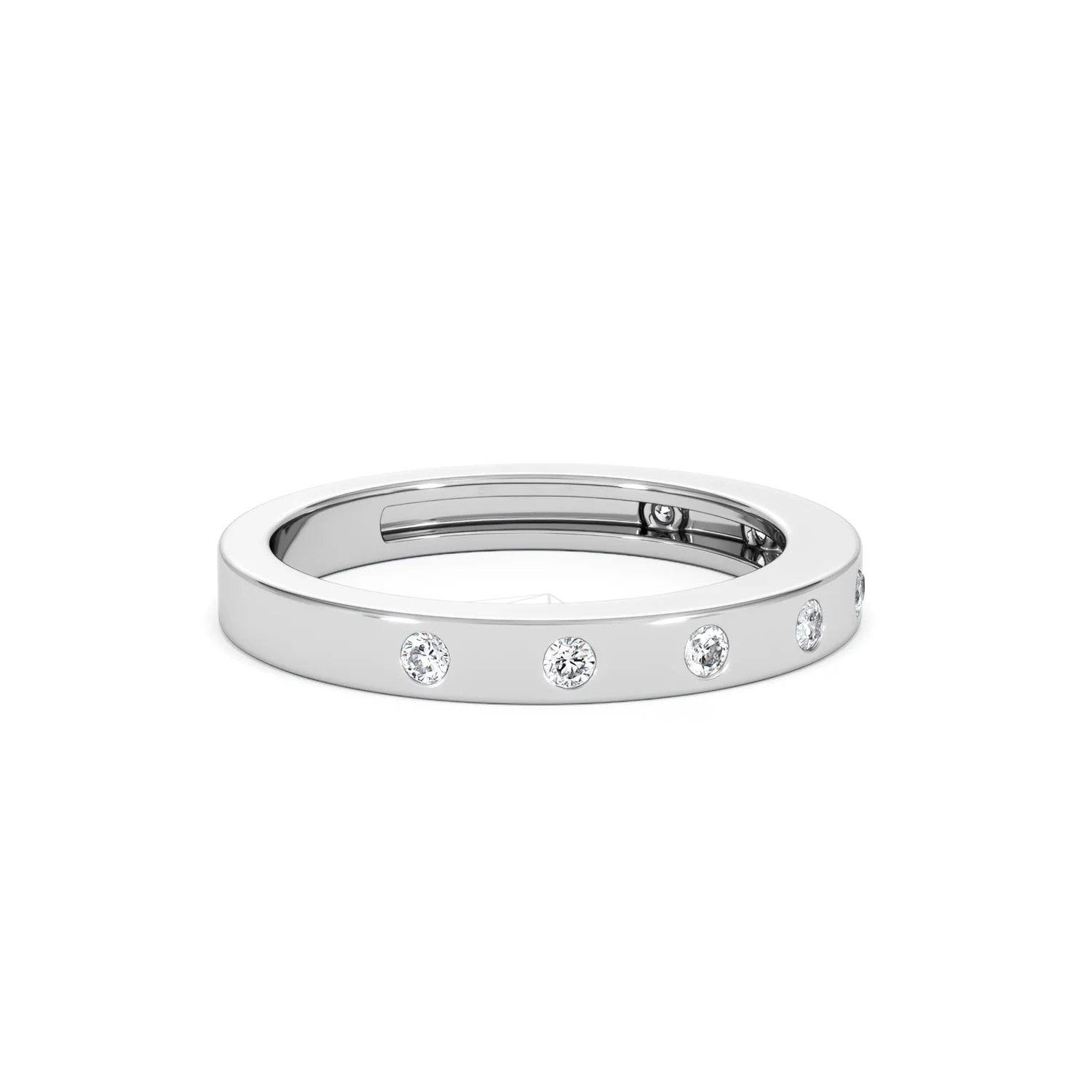 Élan 0.90ct Lab Diamond Ring in Sterling Silver - Image 24